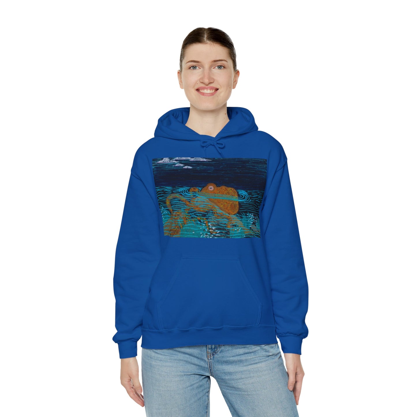 Electric Octopus Unisex Heavy Blend™ Hooded Sweatshirt