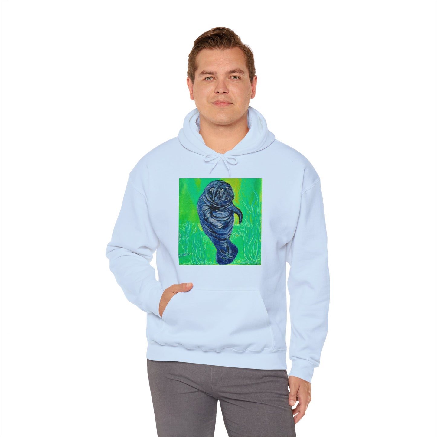 A Bright Future for the Manatee Unisex Heavy Blend™ Hooded Sweatshirt