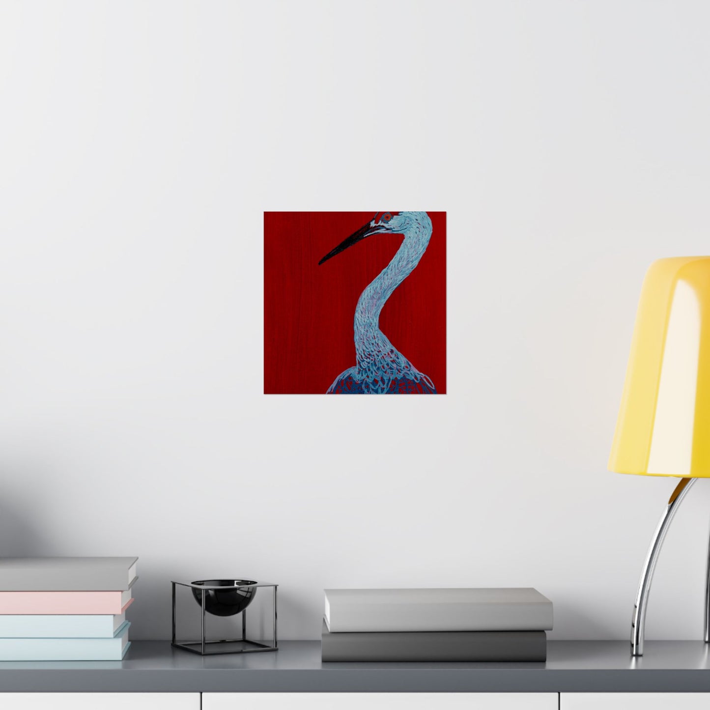 Balanced Crane Fine Art Matte Vertical Posters