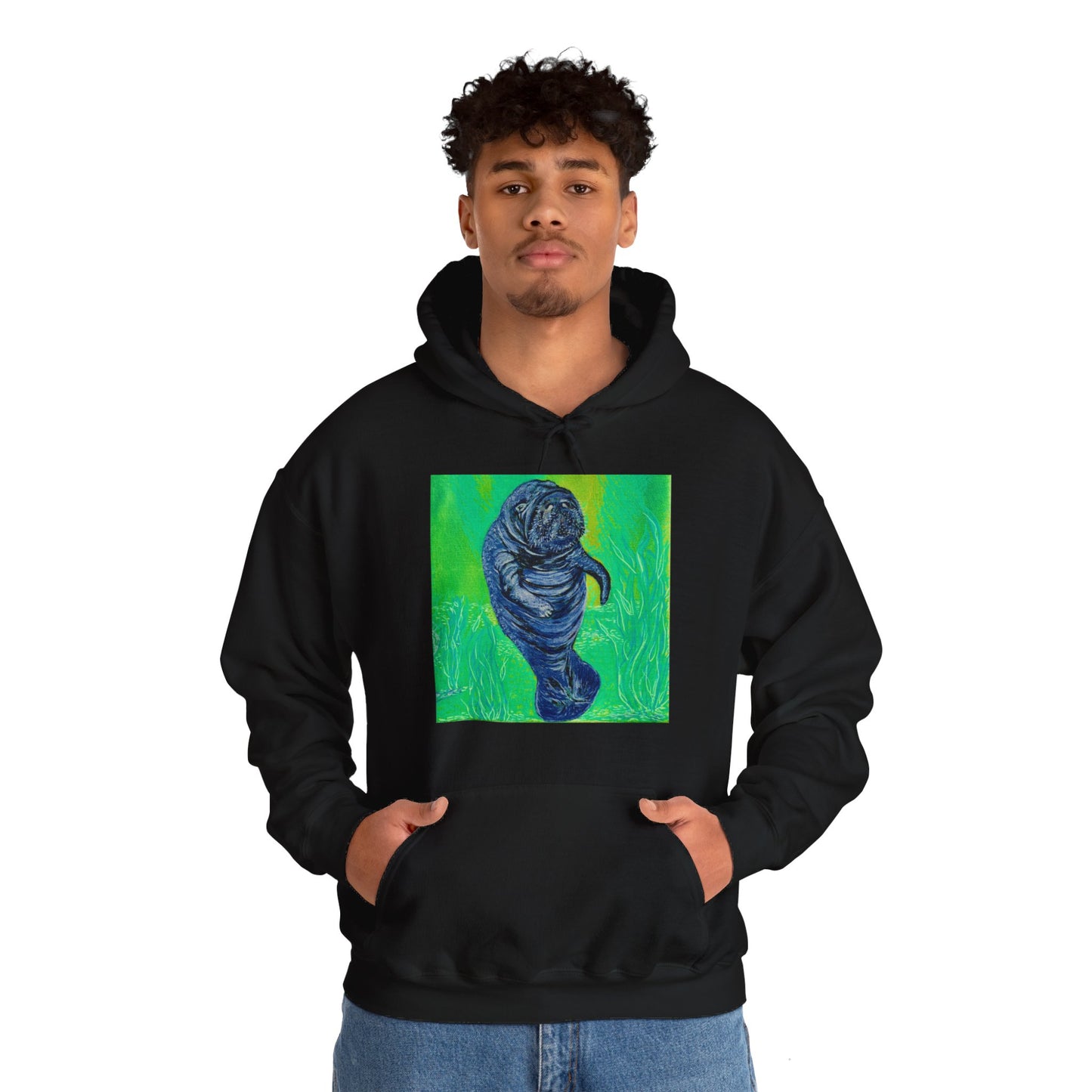 A Bright Future for the Manatee Unisex Heavy Blend™ Hooded Sweatshirt