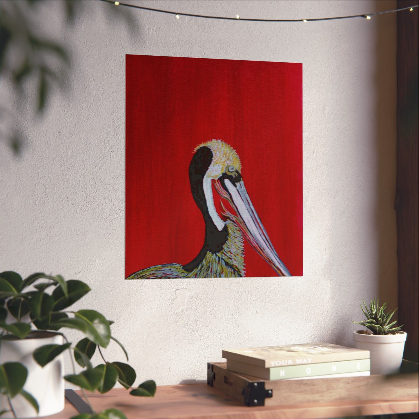 Balanced Pelican Fine Art Matte Vertical Posters