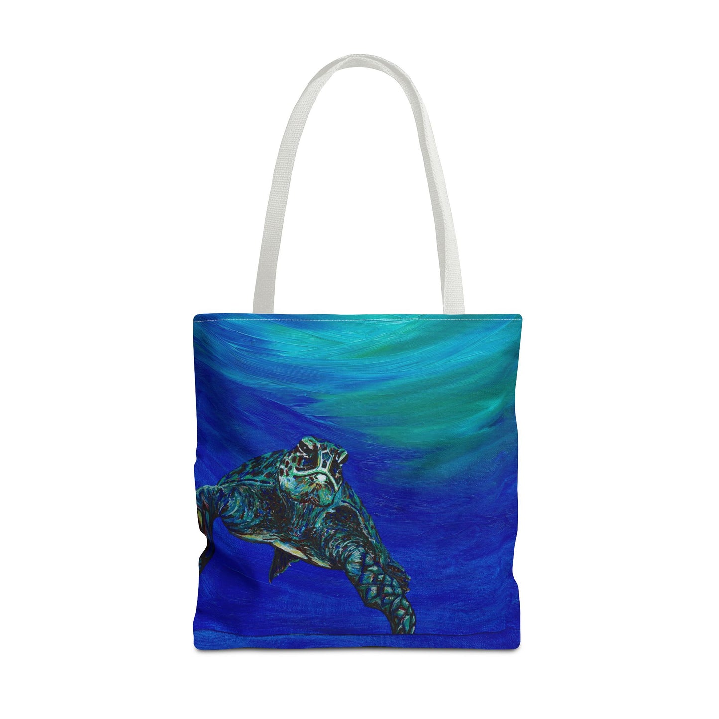 Painted Sea Turtles Fine Art Tote Bag (AOP)