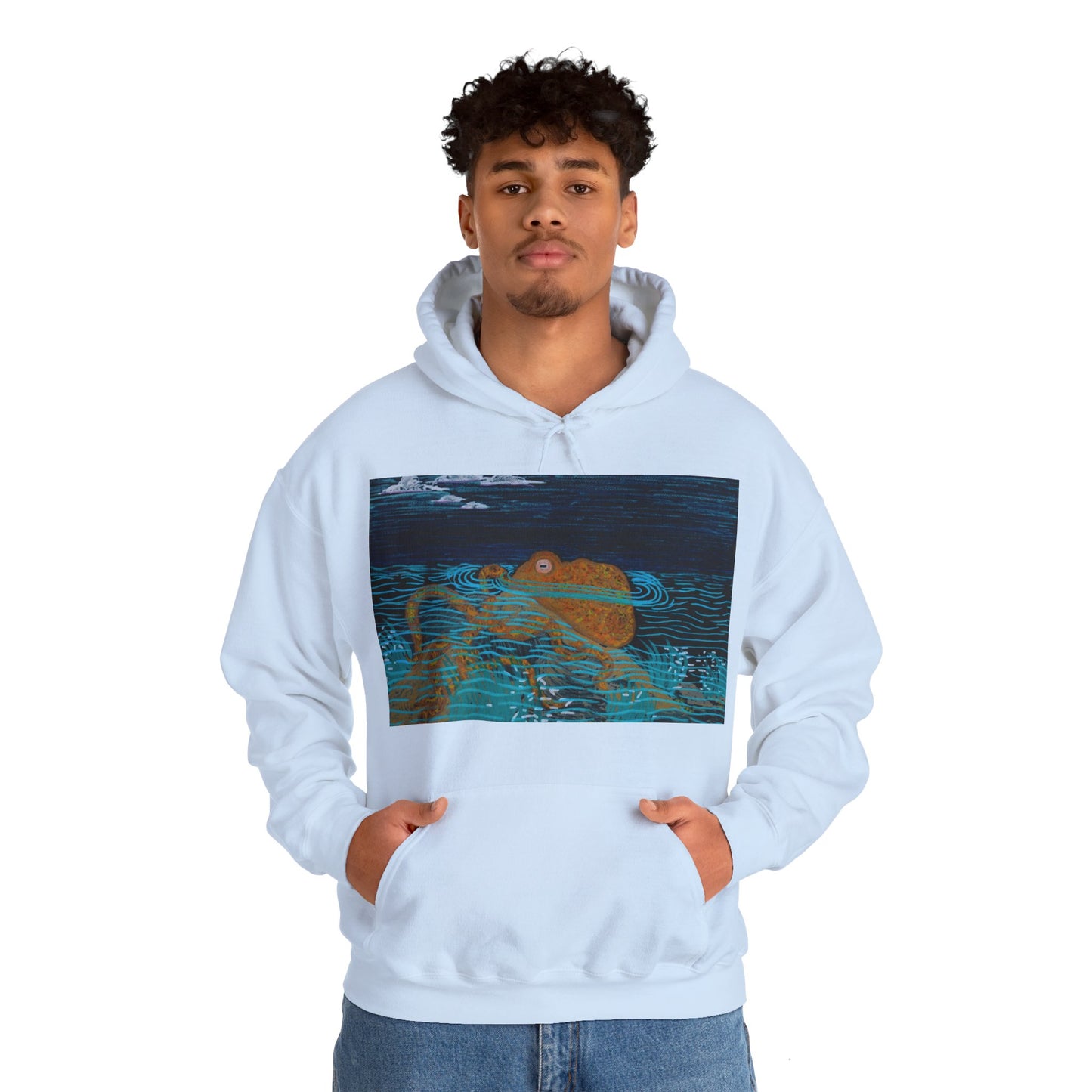 Electric Octopus Unisex Heavy Blend™ Hooded Sweatshirt