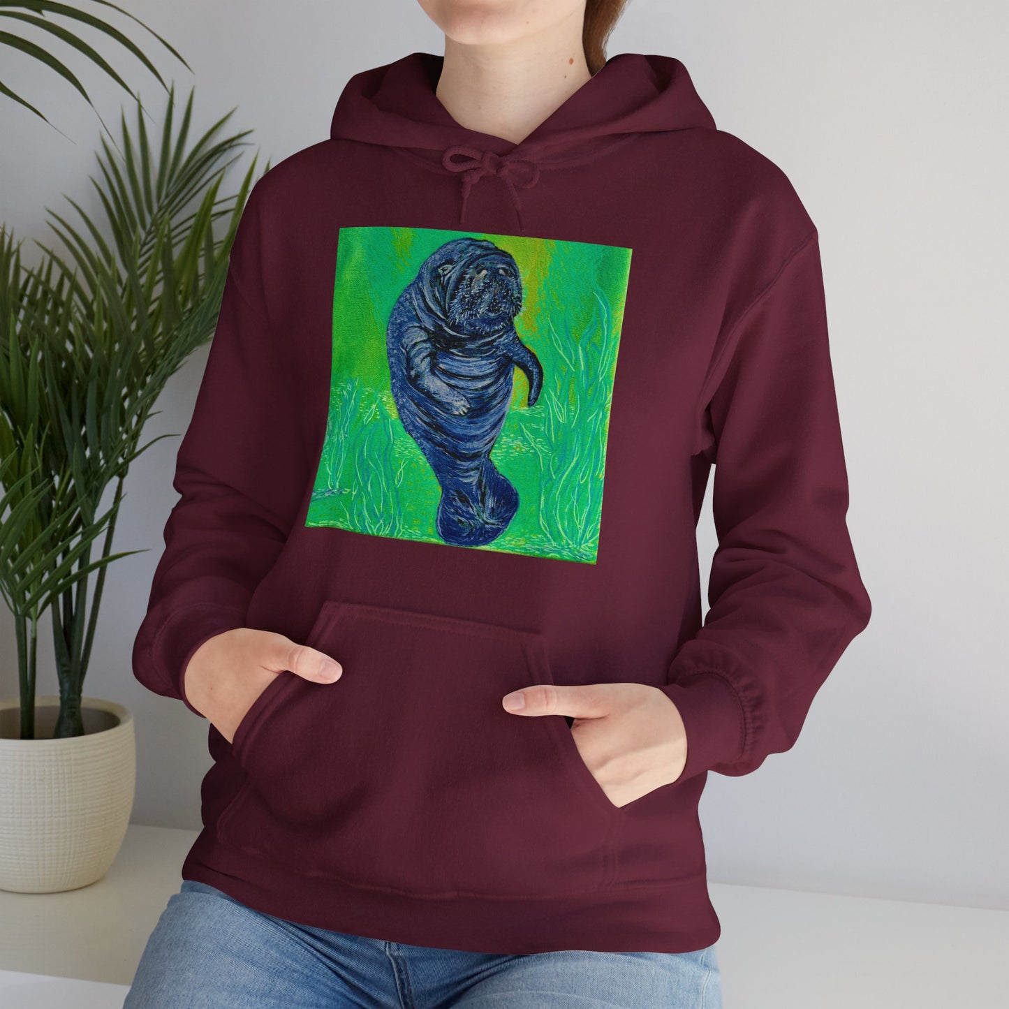 A Bright Future for the Manatee Unisex Heavy Blend™ Hooded Sweatshirt