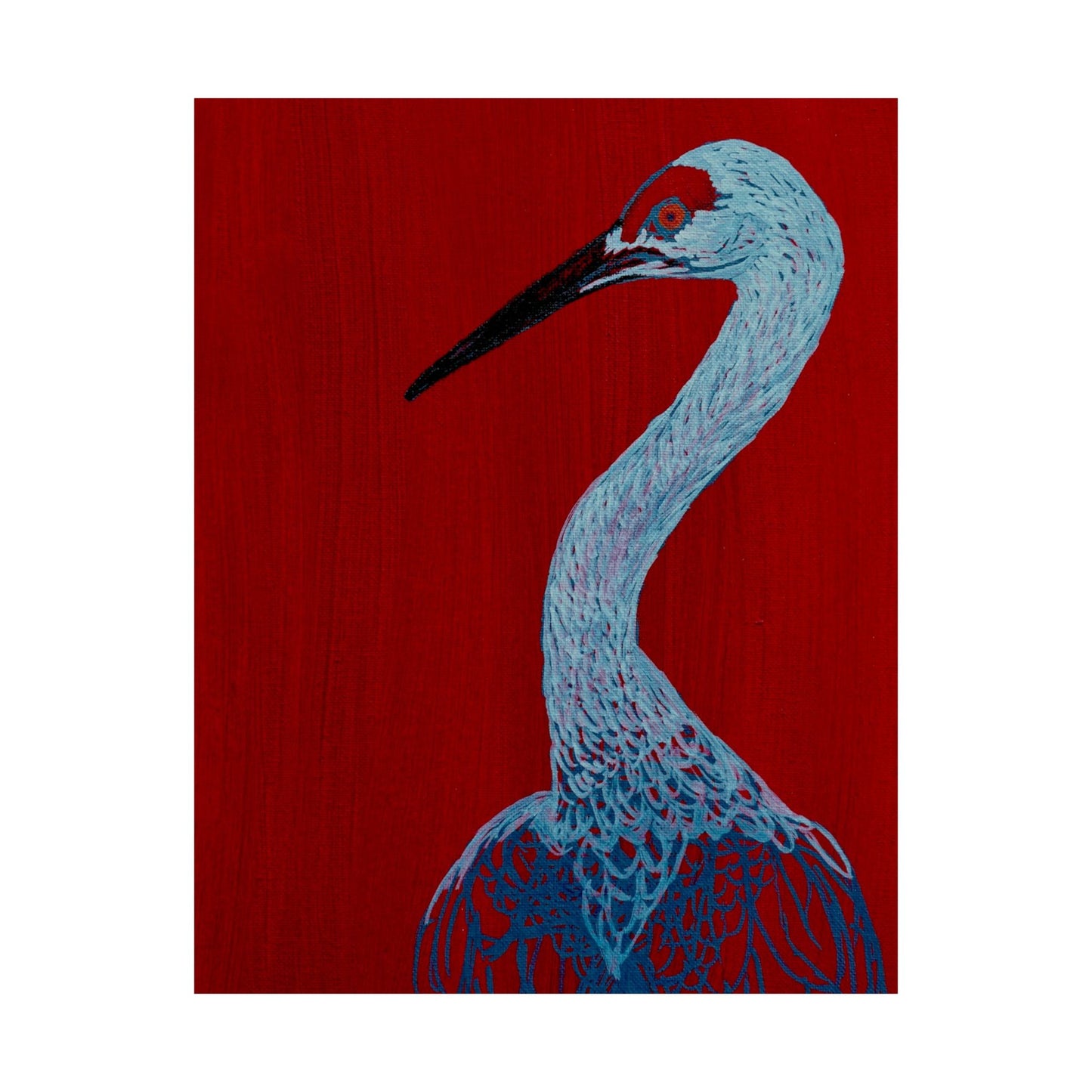 Balanced Crane Fine Art Matte Vertical Posters