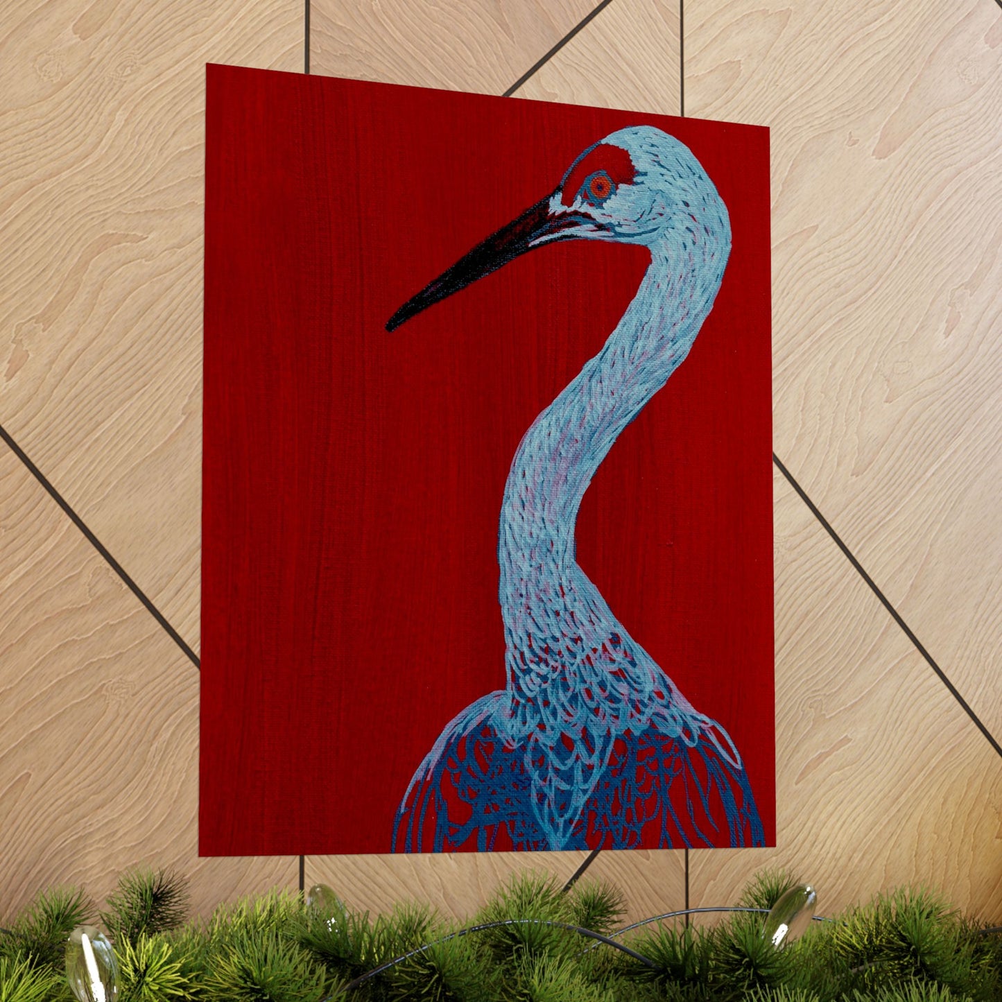 Balanced Crane Fine Art Matte Vertical Posters