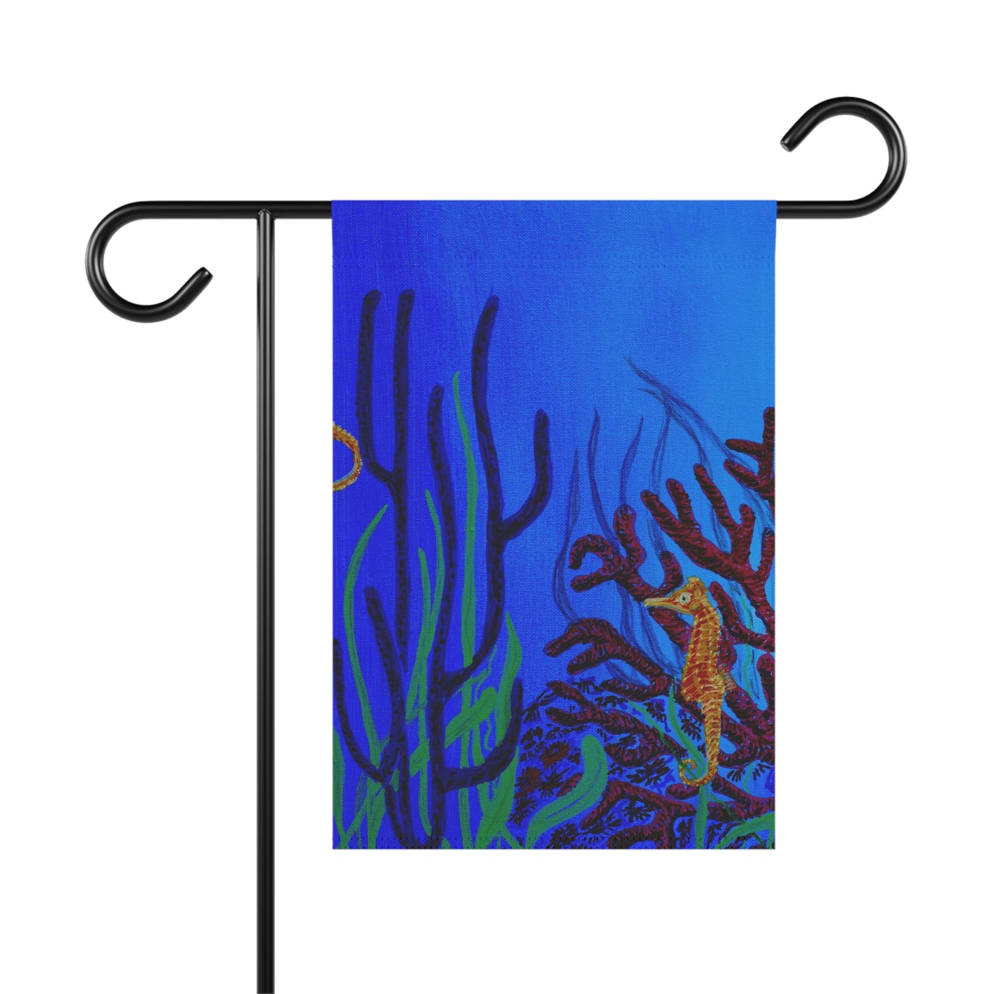 Seahorse and Save the Coral Garden & House Banner