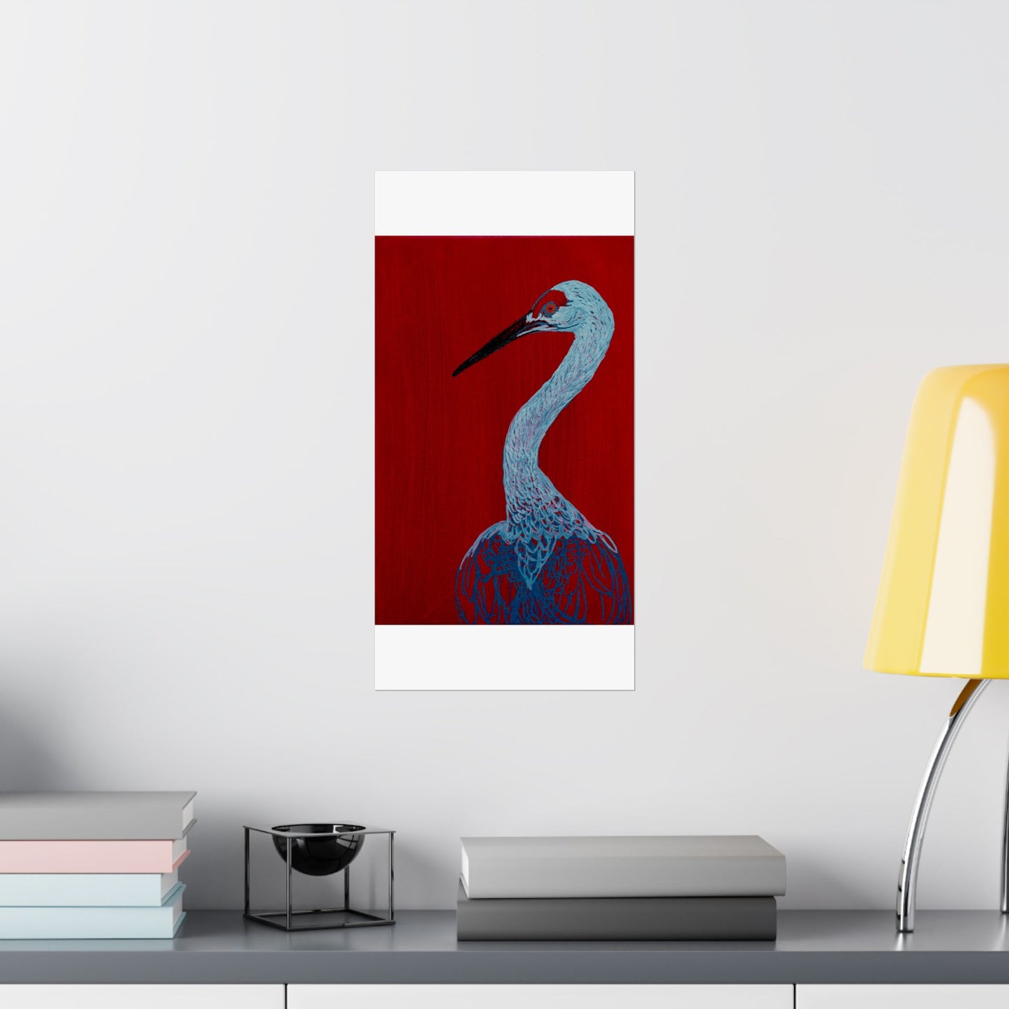 Balanced Crane Fine Art Matte Vertical Posters