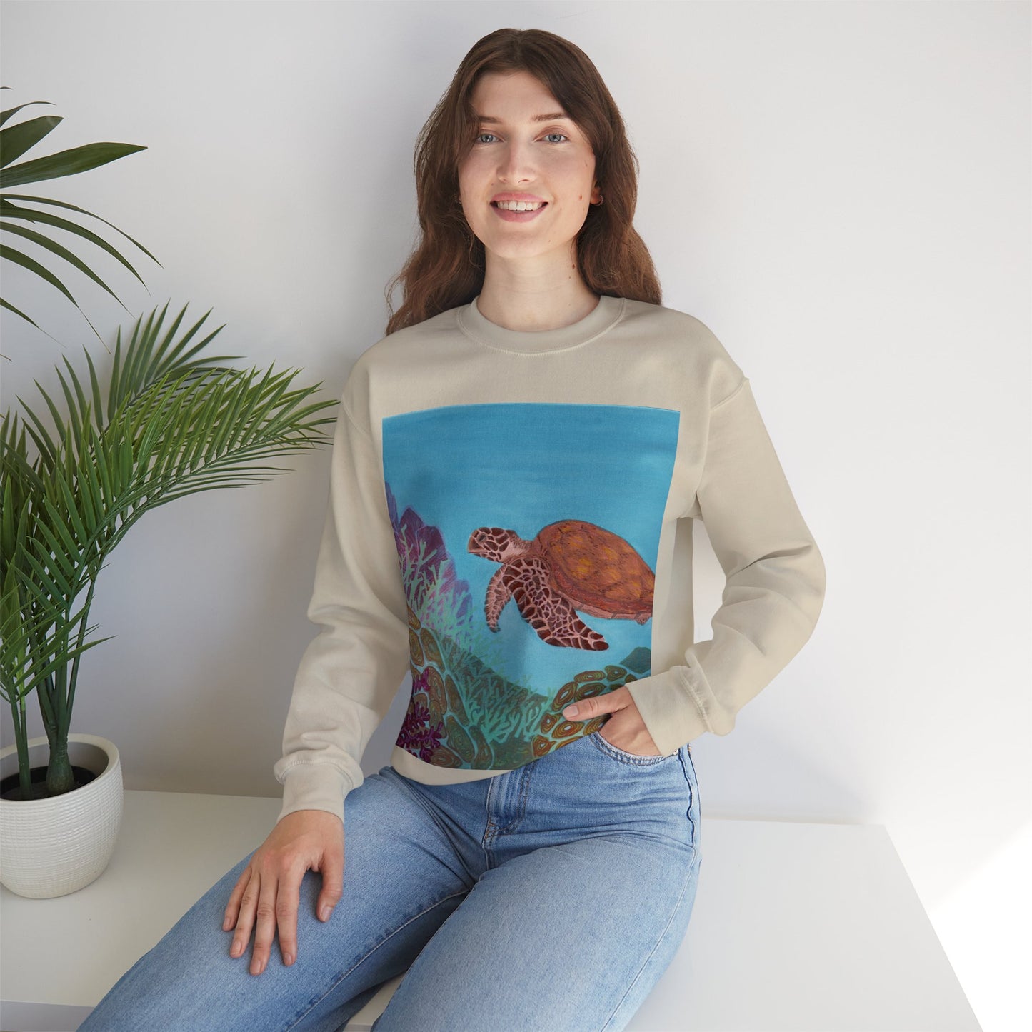 Save the Oceans Unisex Heavy Blend™ Crewneck Sweatshirt