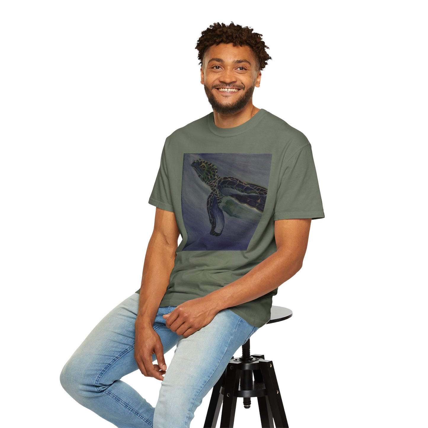 Hawksbill Turtle Unisex Garment-Dyed T-shirt