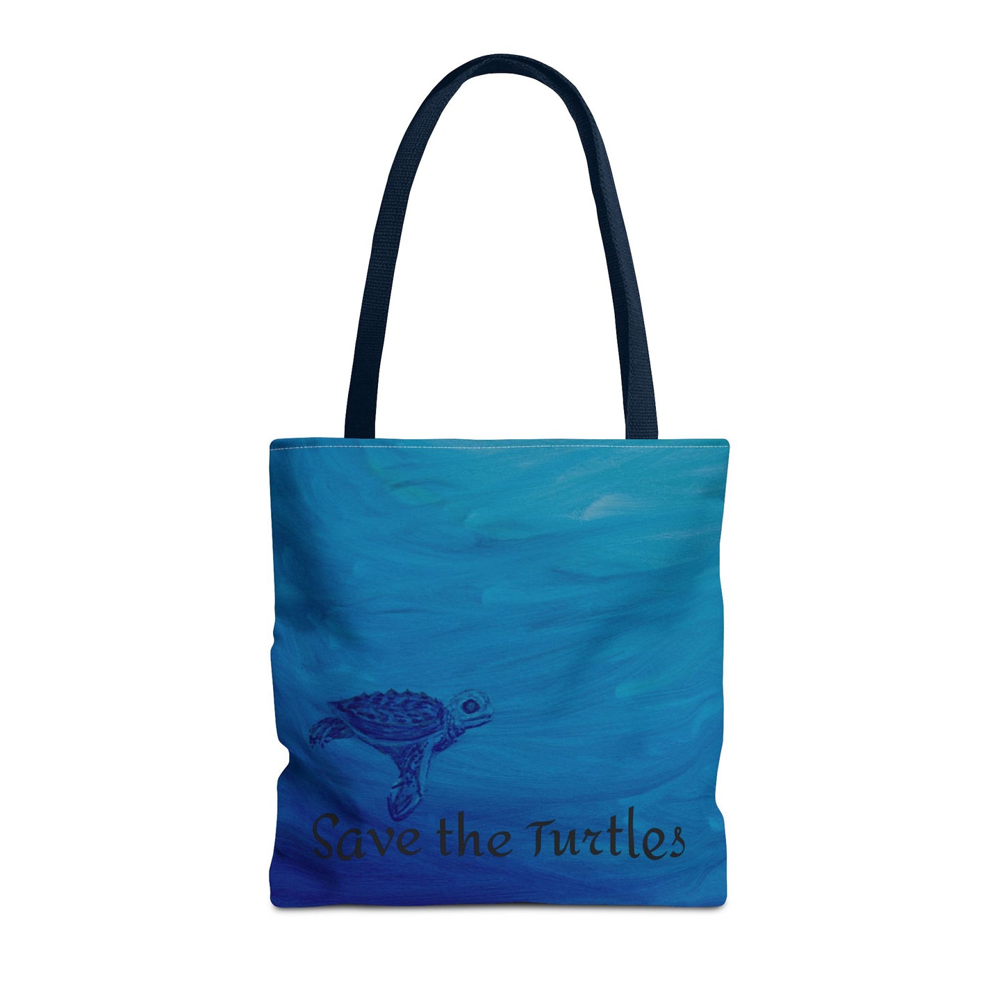 Save the Turtles Tote Bag (AOP)