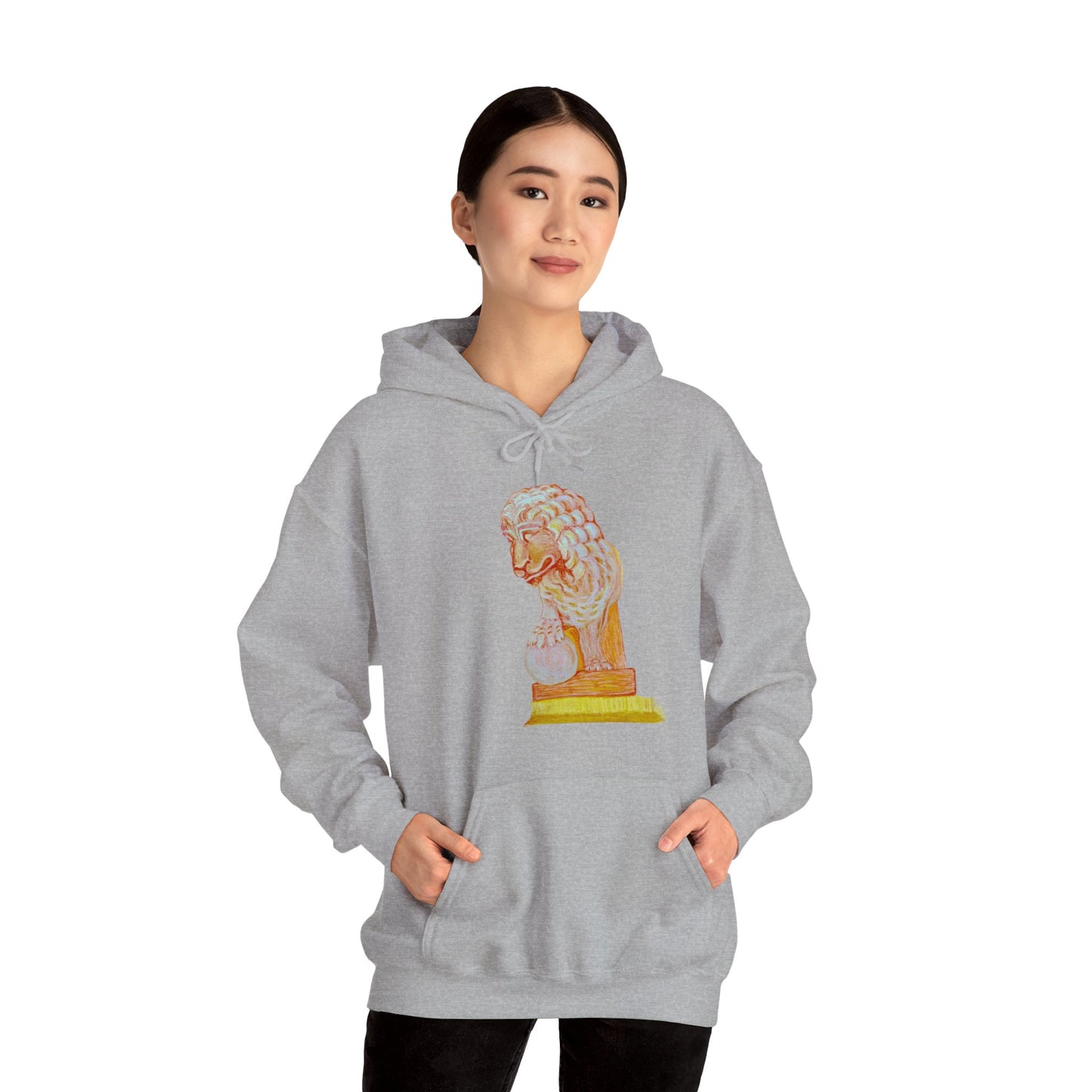 St Augustine Bridge of Lions Unisex Heavy Blend™ Hooded Sweatshirt