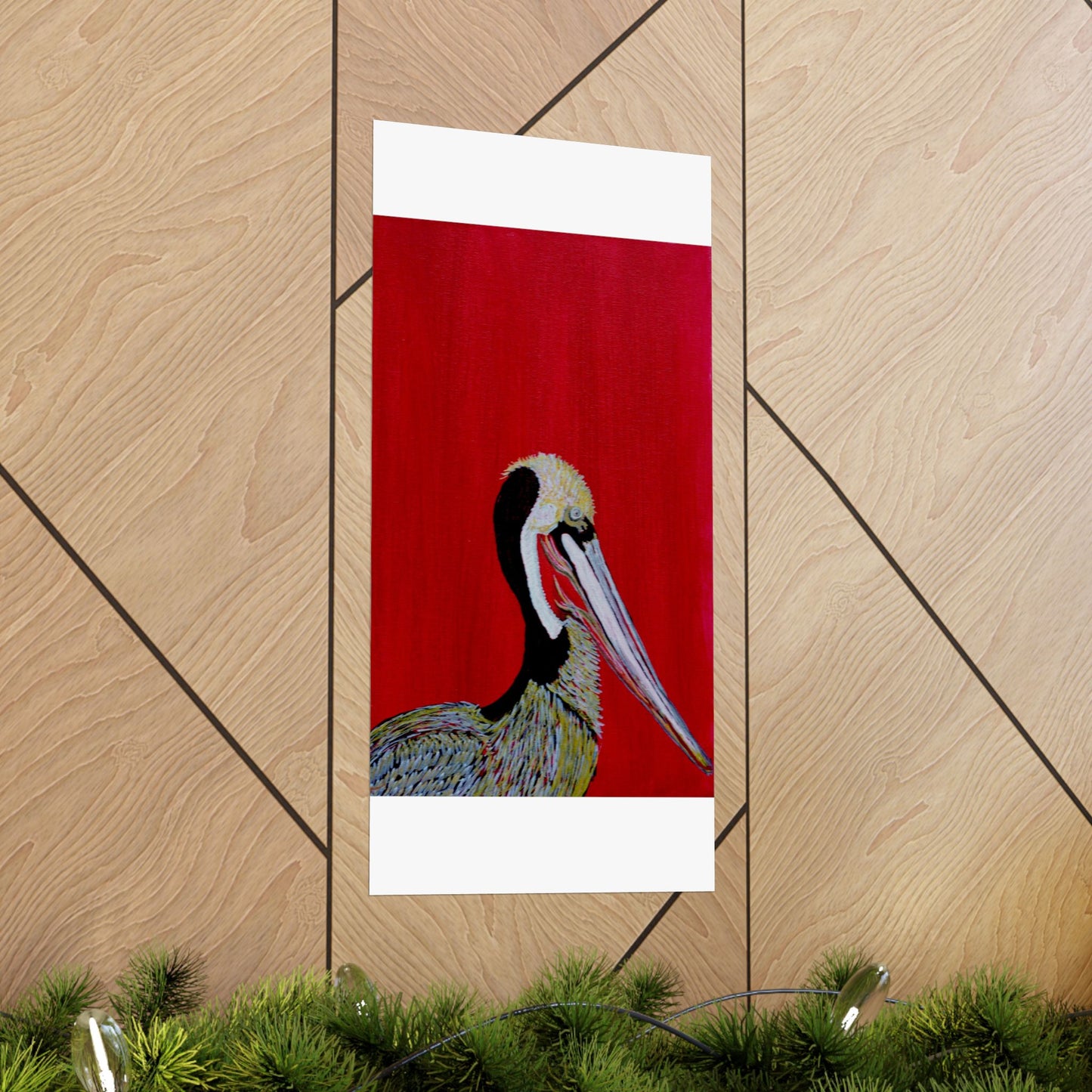 Balanced Pelican Fine Art Matte Vertical Posters