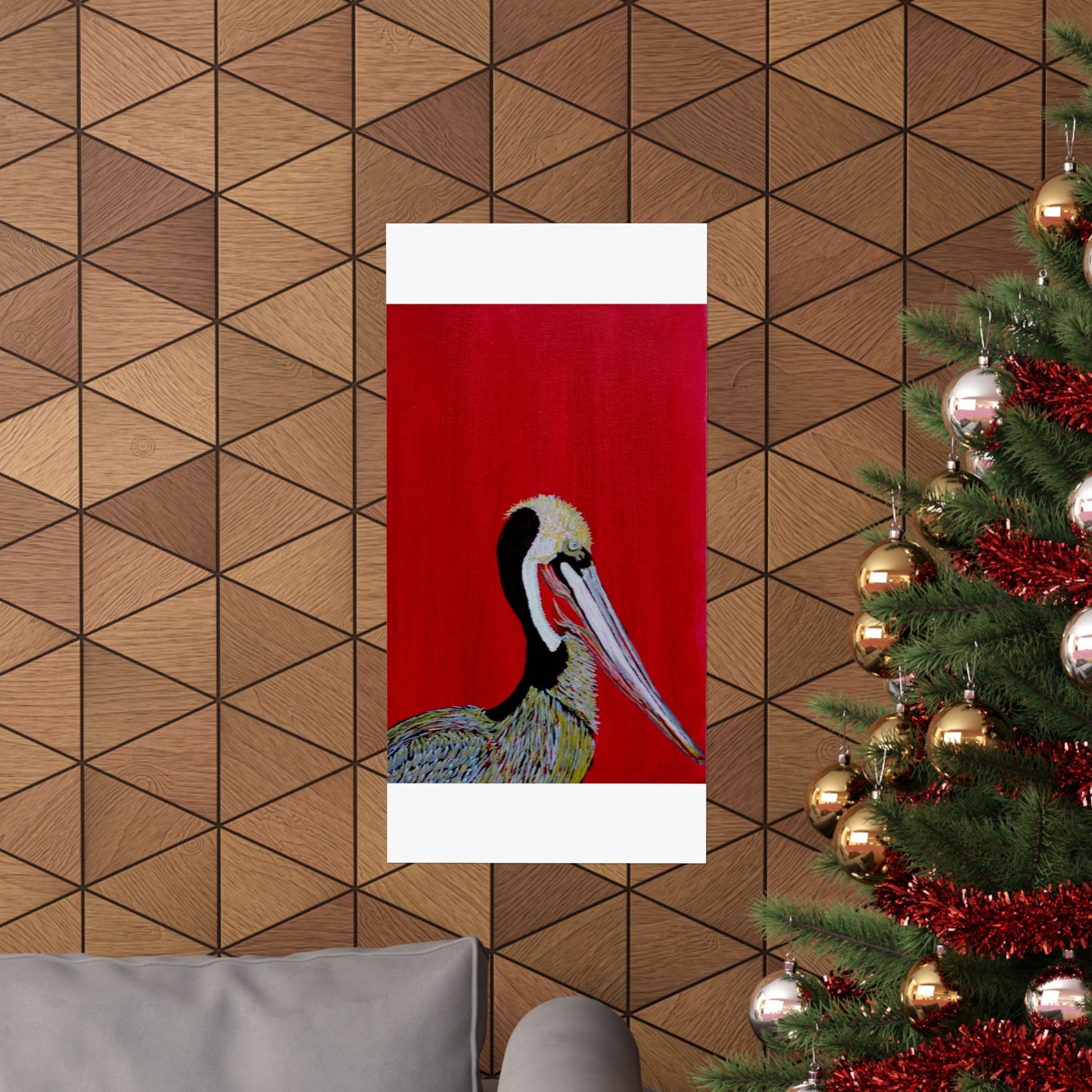 Balanced Pelican Fine Art Matte Vertical Posters