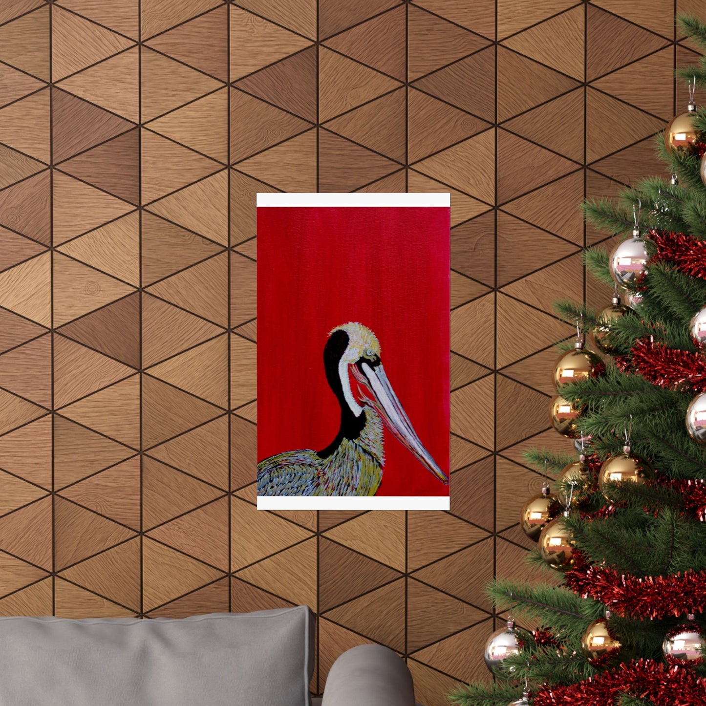 Balanced Pelican Fine Art Matte Vertical Posters