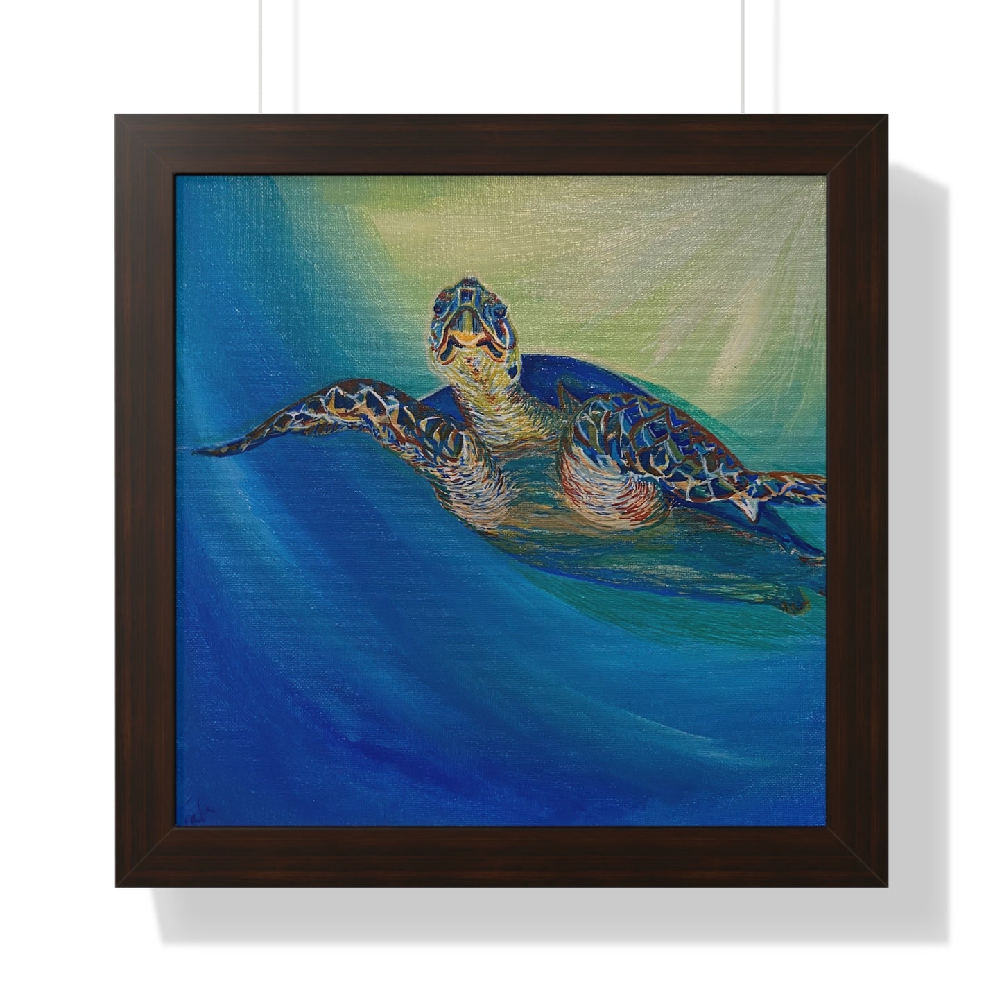 "Turtle #1 - Oil on Canvas" by Teala