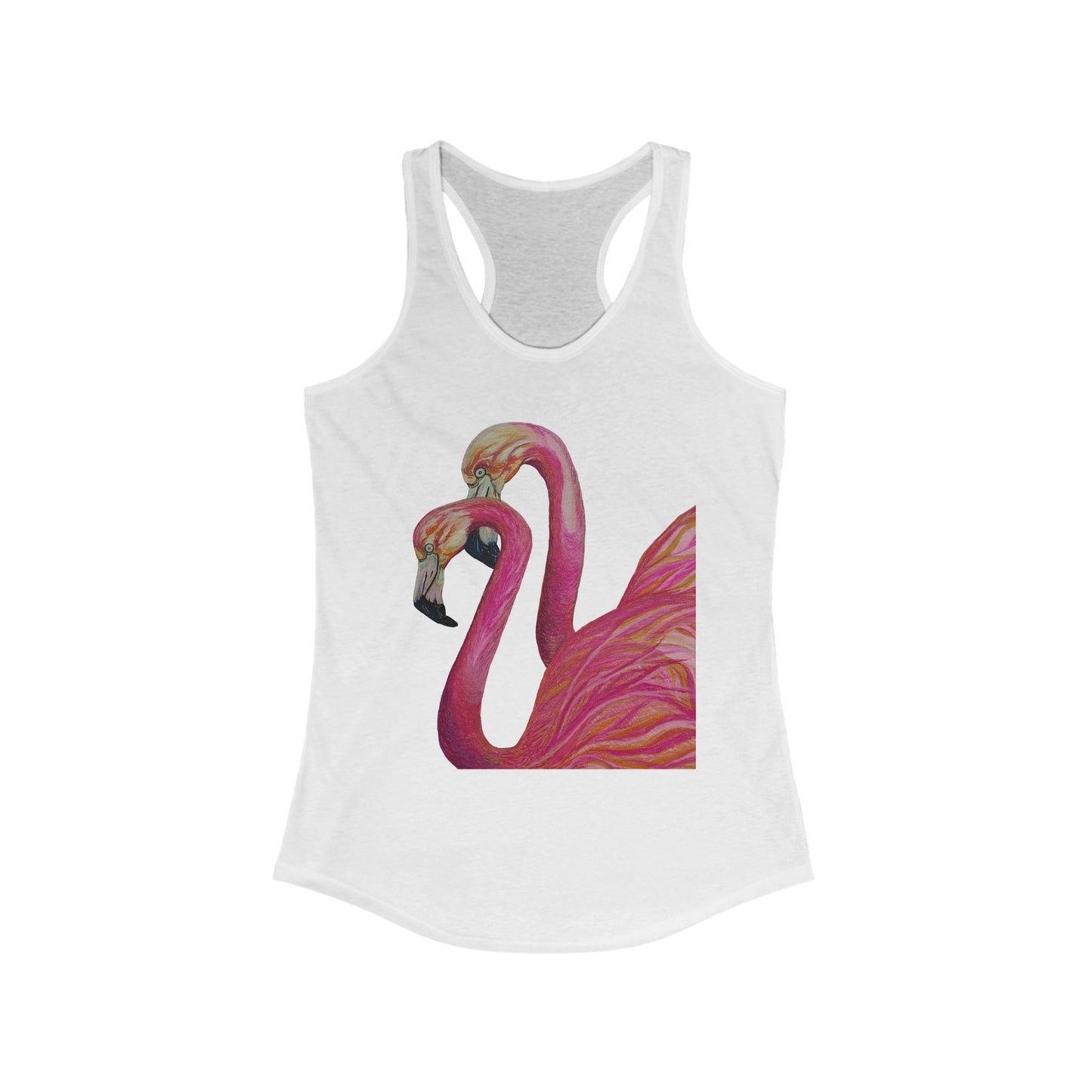 Flamingo Heat Women's Ideal Racerback Tank