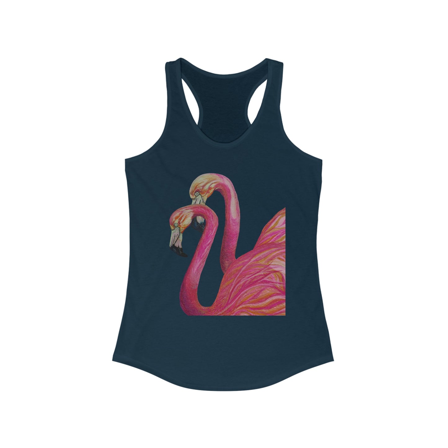 Flamingo Heat Women's Ideal Racerback Tank