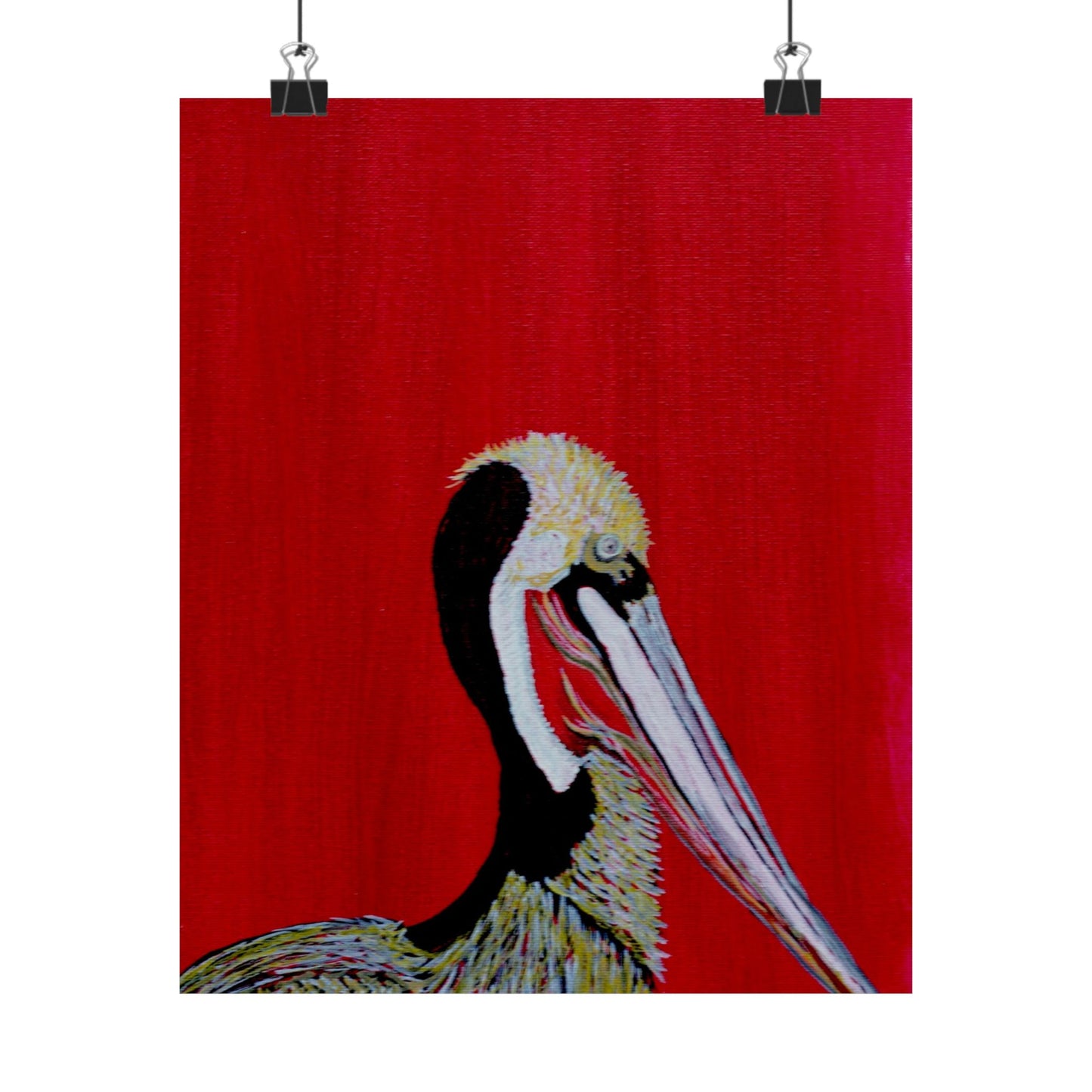 Balanced Pelican Fine Art Matte Vertical Posters