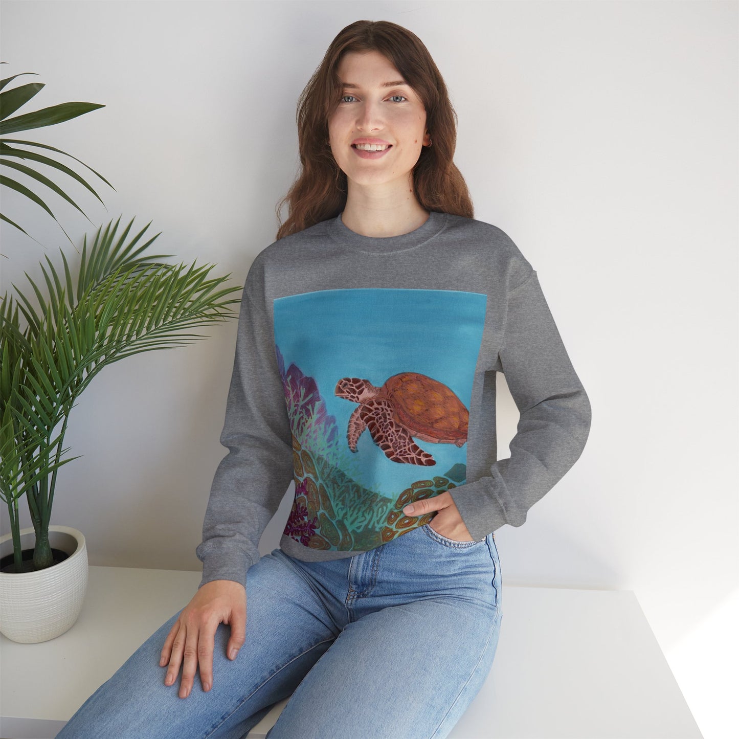 Save the Oceans Unisex Heavy Blend™ Crewneck Sweatshirt