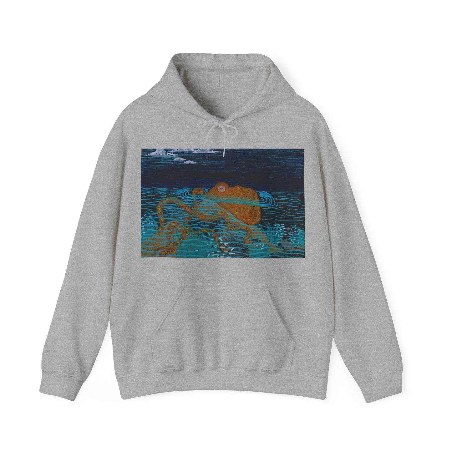 Electric Octopus Unisex Heavy Blend™ Hooded Sweatshirt