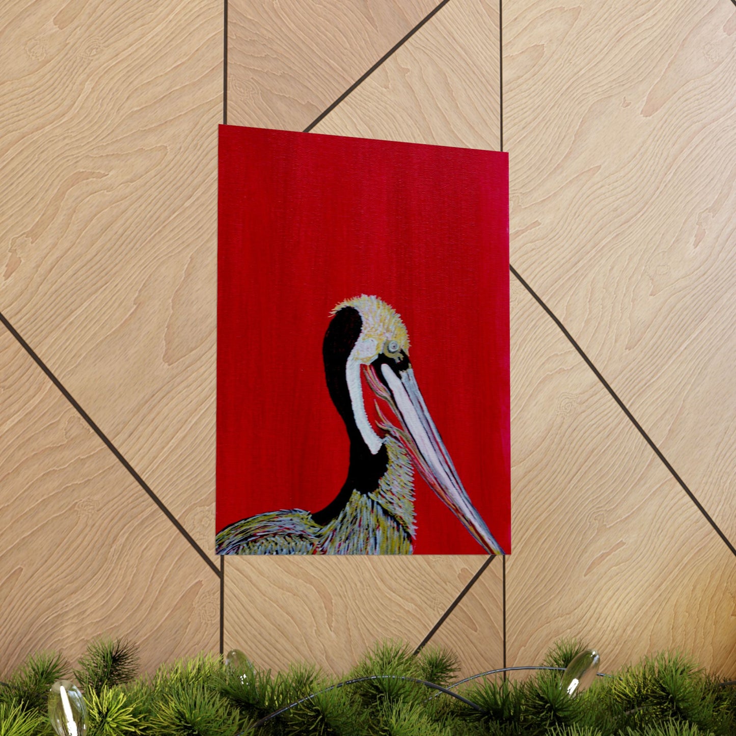 Balanced Pelican Fine Art Matte Vertical Posters