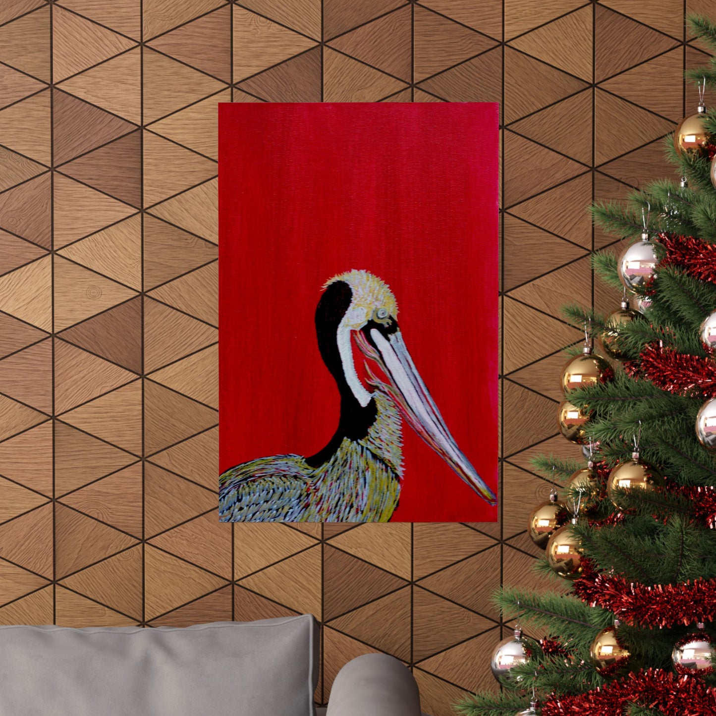 Balanced Pelican Fine Art Matte Vertical Posters