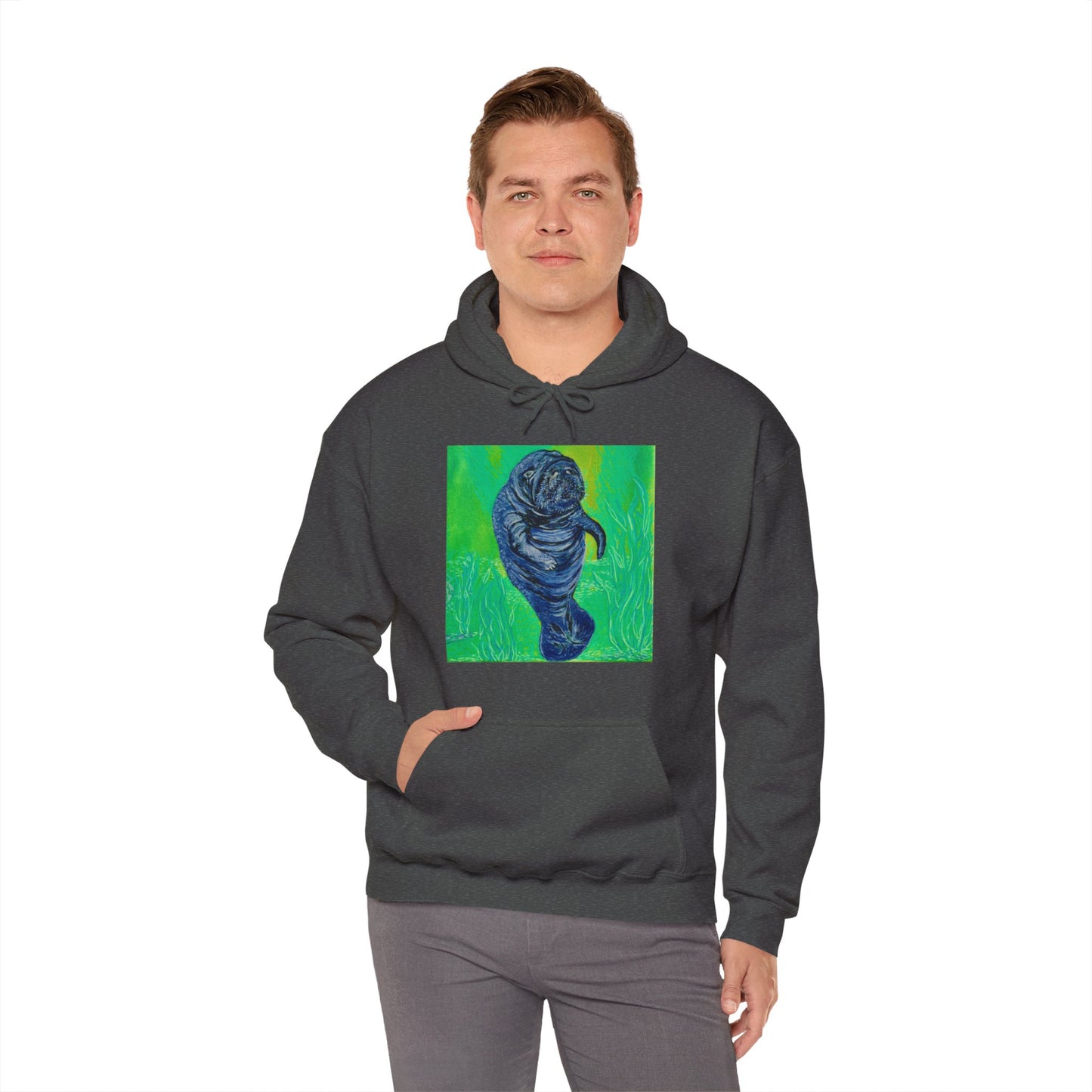 A Bright Future for the Manatee Unisex Heavy Blend™ Hooded Sweatshirt