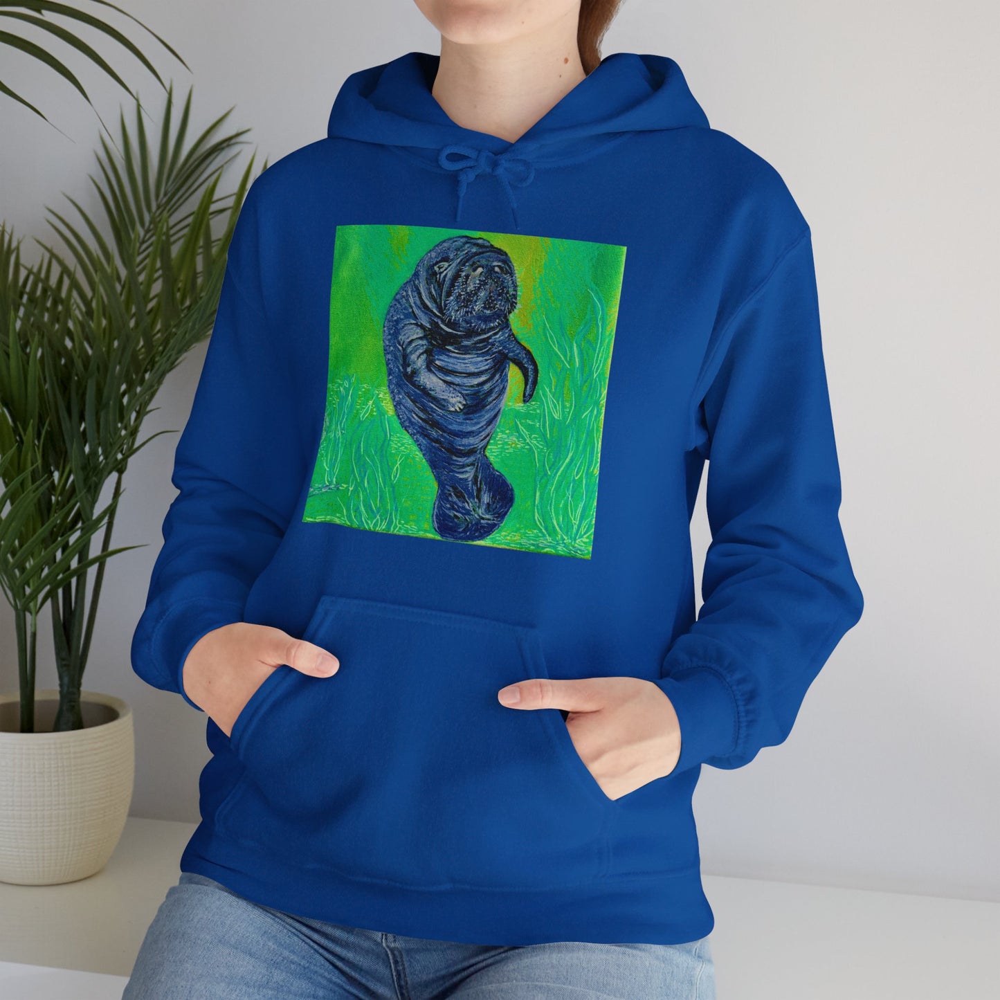 A Bright Future for the Manatee Unisex Heavy Blend™ Hooded Sweatshirt