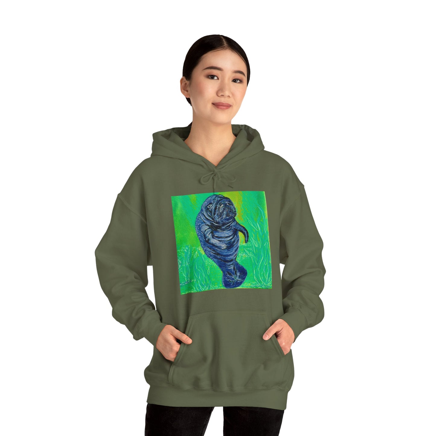 A Bright Future for the Manatee Unisex Heavy Blend™ Hooded Sweatshirt