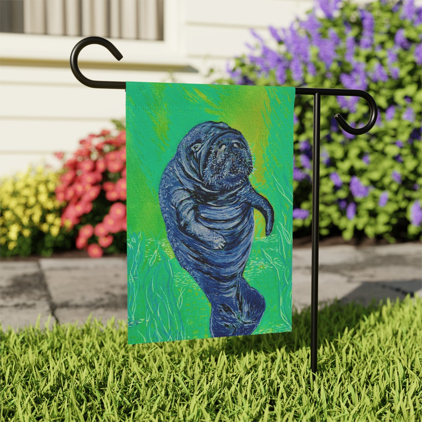 Manatee Love Garden & House Banner