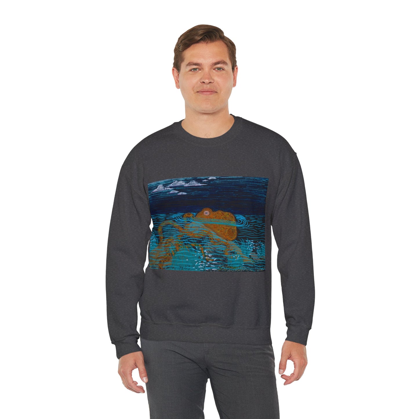 Octopus Genius Unisex Heavy Blend™ Crewneck Sweatshirt