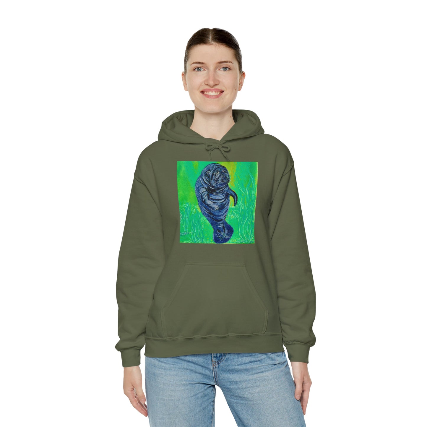 A Bright Future for the Manatee Unisex Heavy Blend™ Hooded Sweatshirt