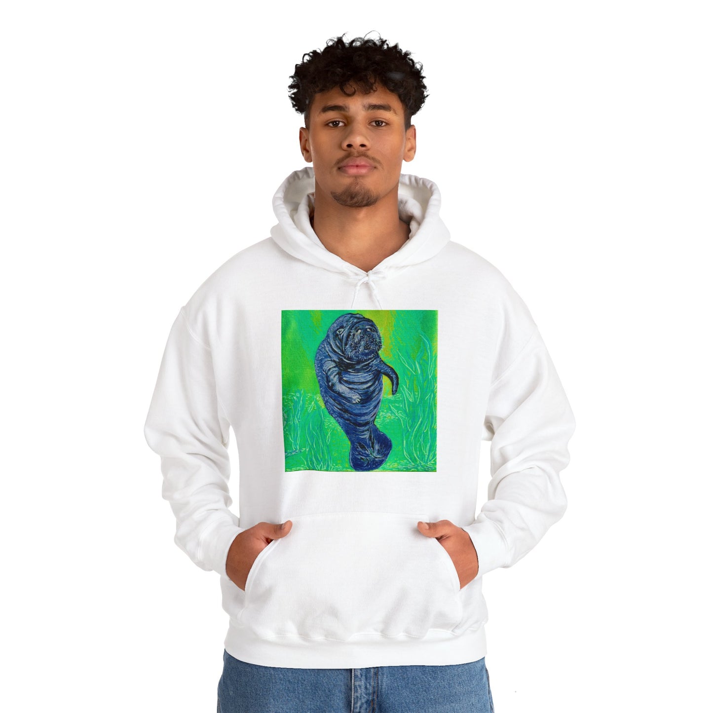 A Bright Future for the Manatee Unisex Heavy Blend™ Hooded Sweatshirt