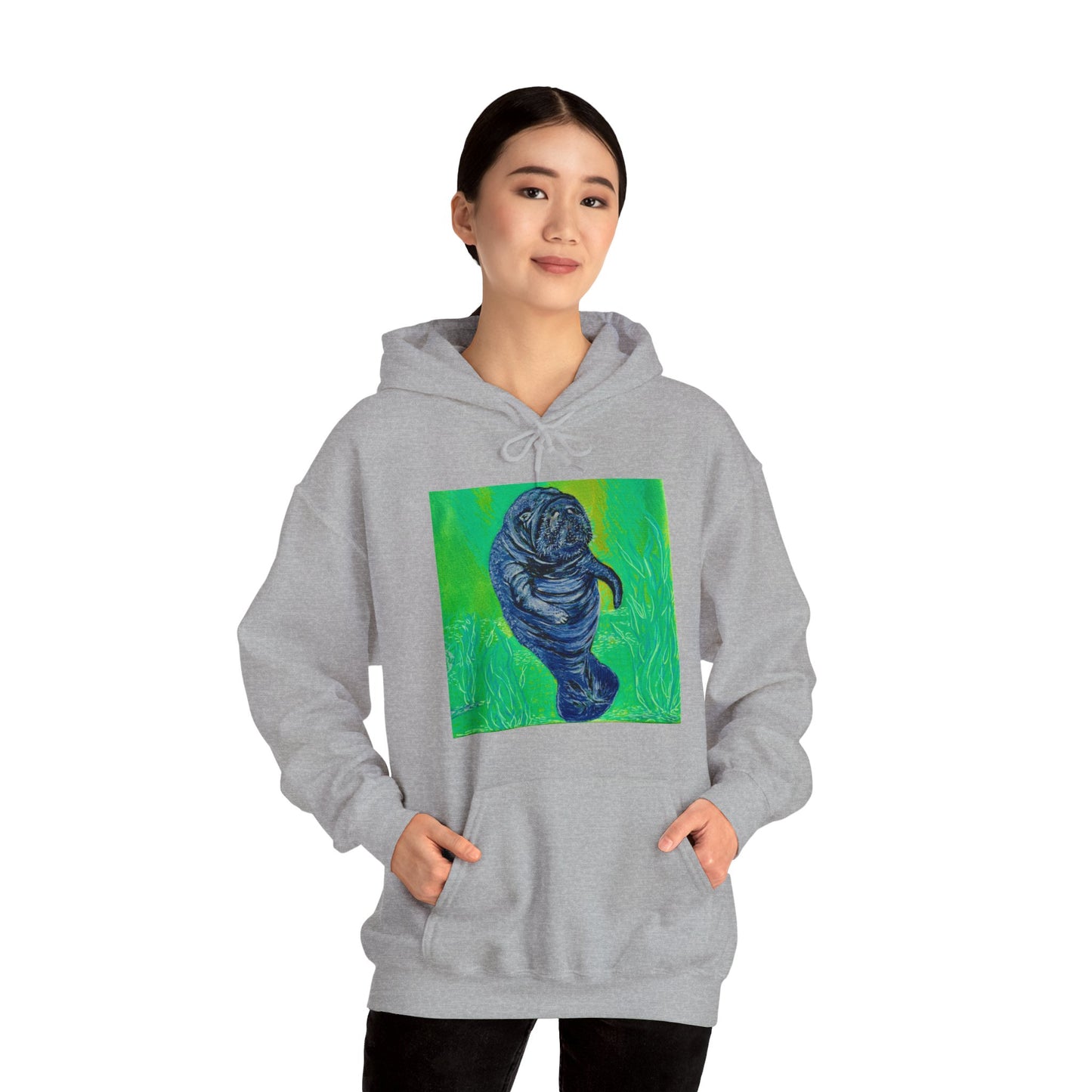 A Bright Future for the Manatee Unisex Heavy Blend™ Hooded Sweatshirt