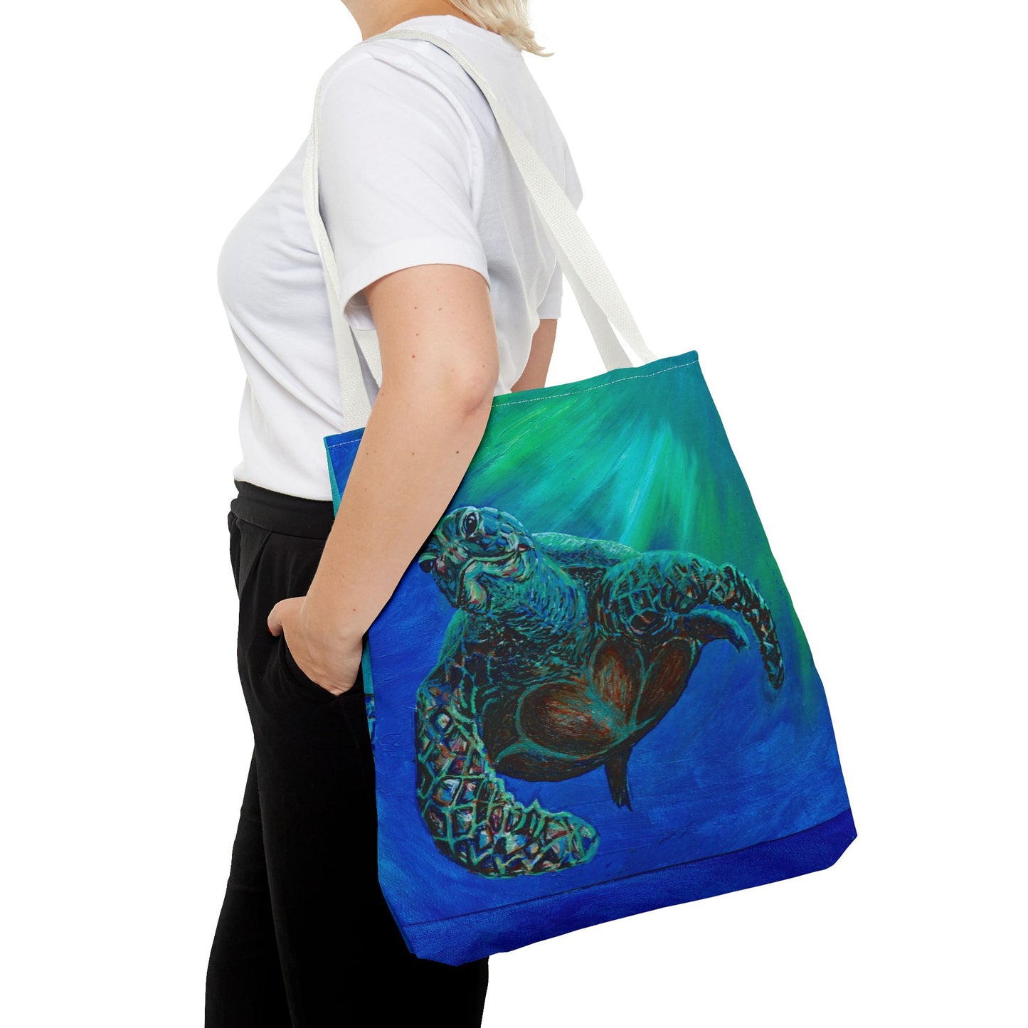 Fine Art Sea Turtles Tote Bag (AOP)