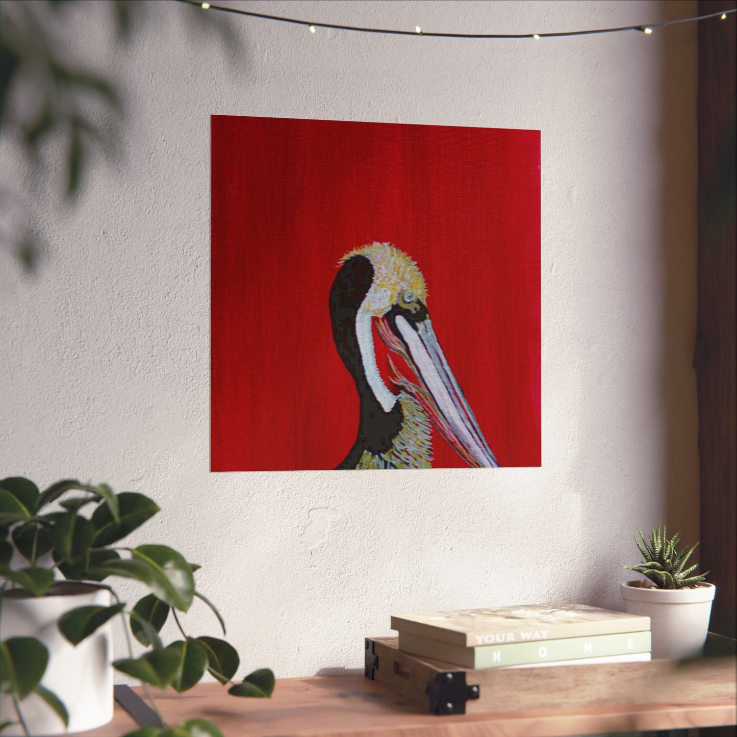 Balanced Pelican Fine Art Matte Vertical Posters