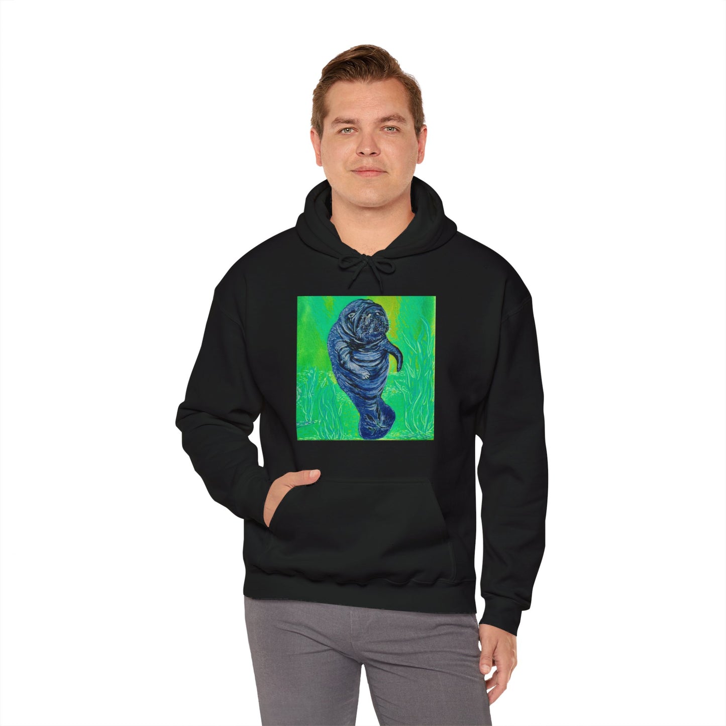 A Bright Future for the Manatee Unisex Heavy Blend™ Hooded Sweatshirt