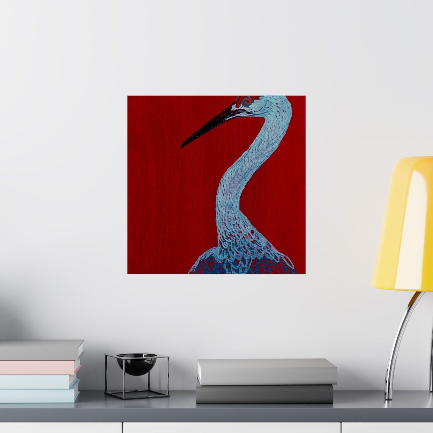 Balanced Crane Fine Art Matte Vertical Posters