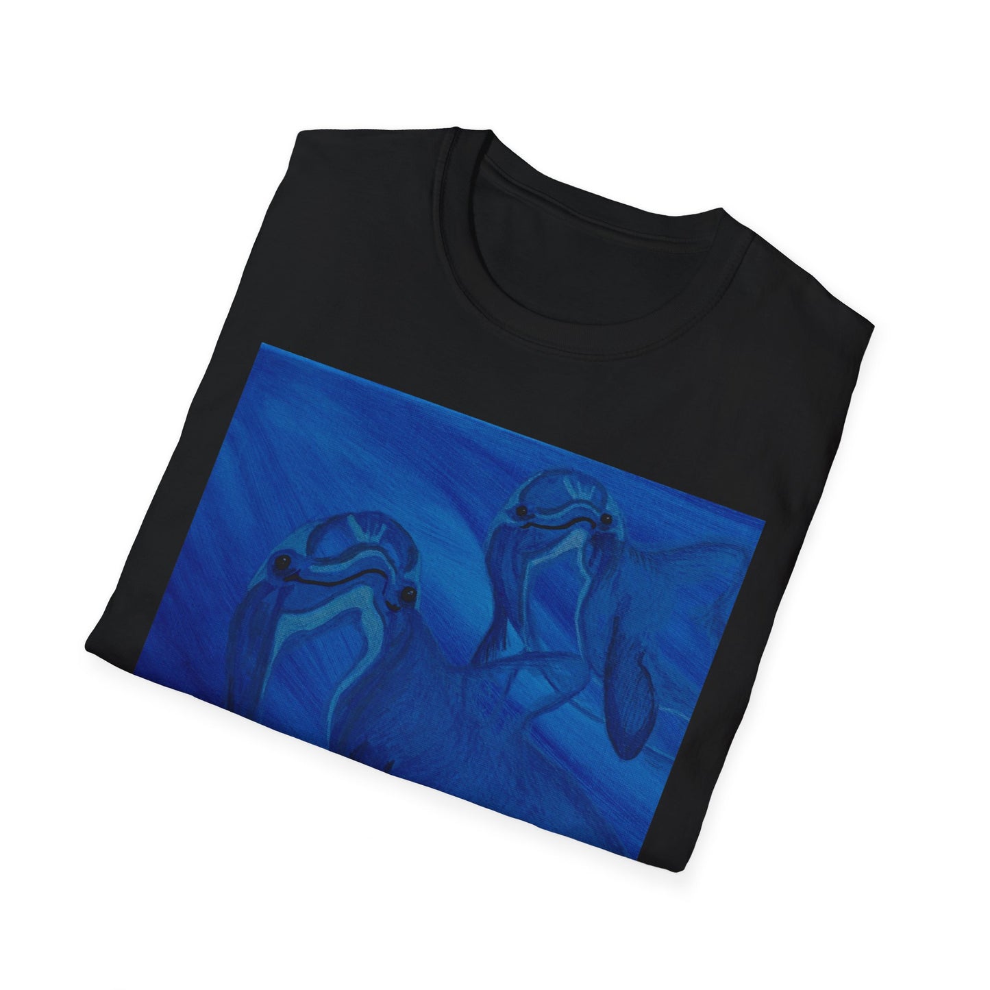 Dolphin You're Not Alone Unisex Softstyle T-Shirt