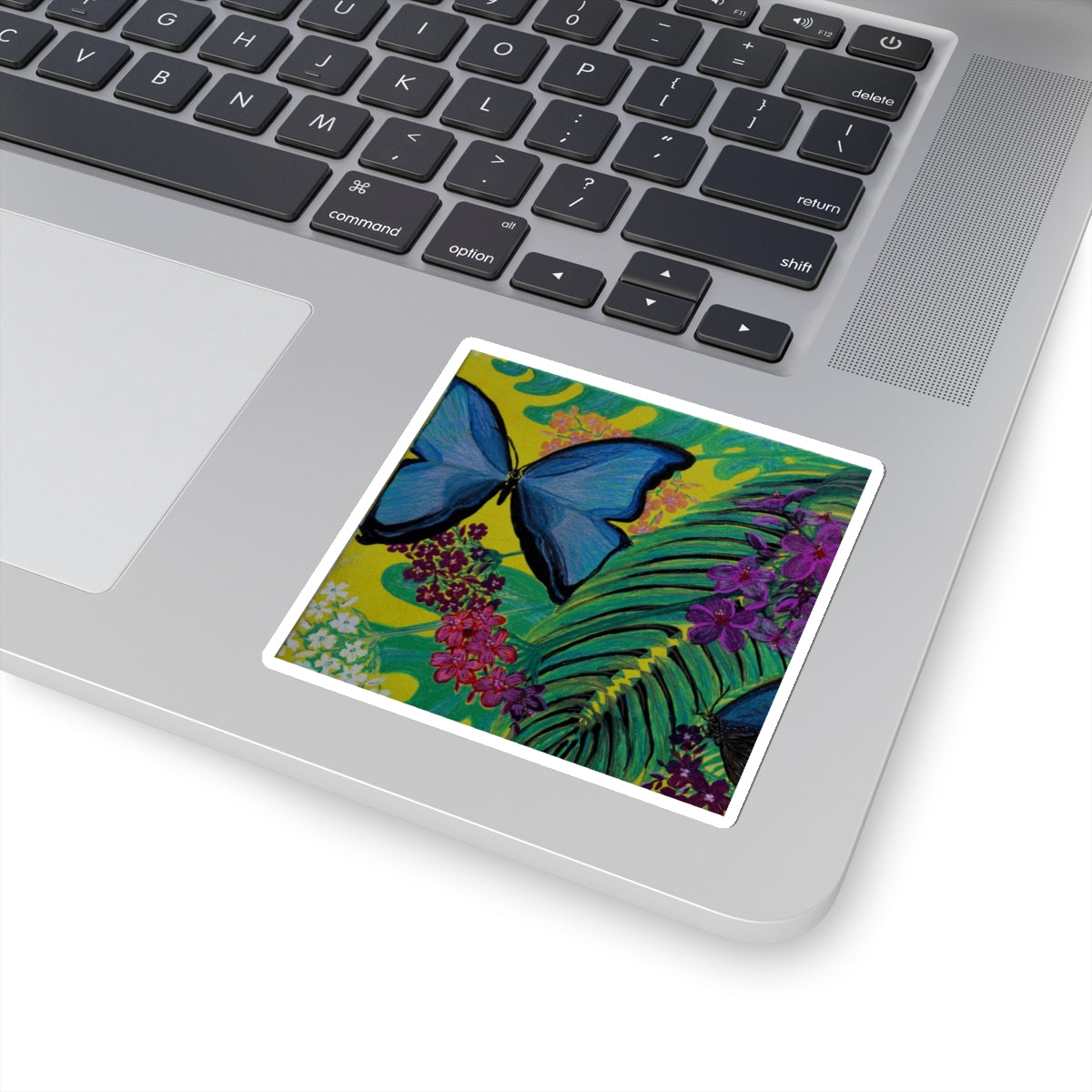 Tropical Butterfly Kiss-Cut Stickers