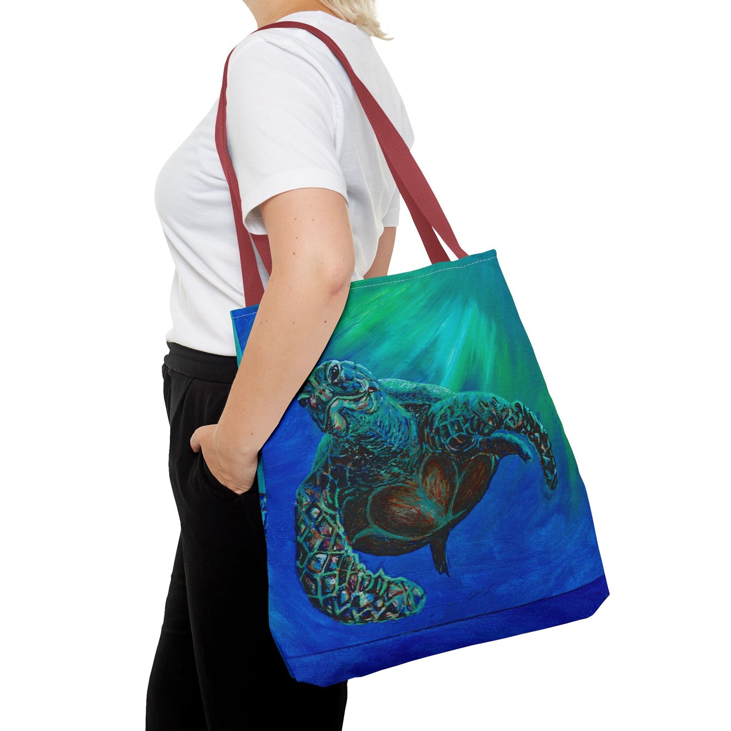 Fine Art Sea Turtles Tote Bag (AOP)