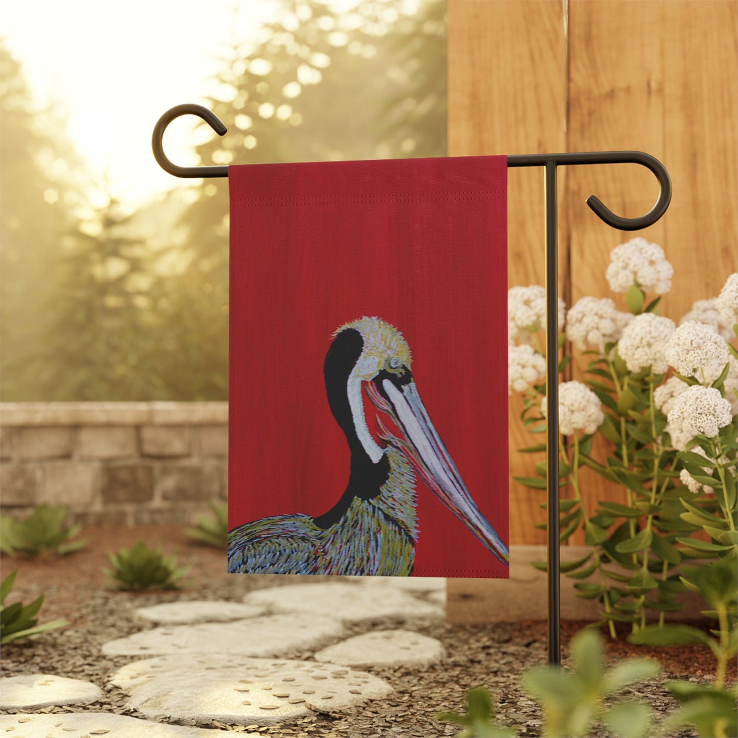 Lucky Bird Stork Garden & House Banner