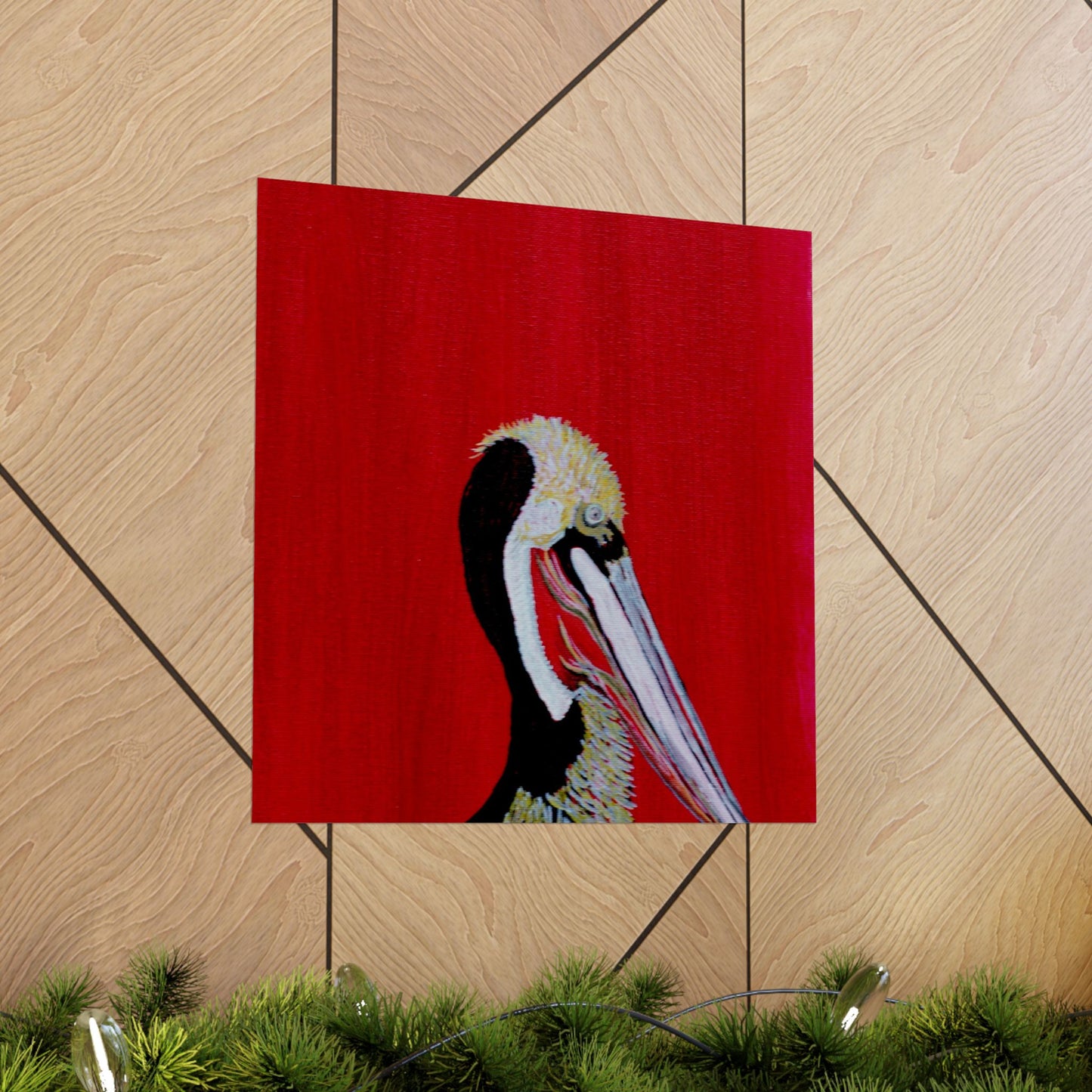 Balanced Pelican Fine Art Matte Vertical Posters