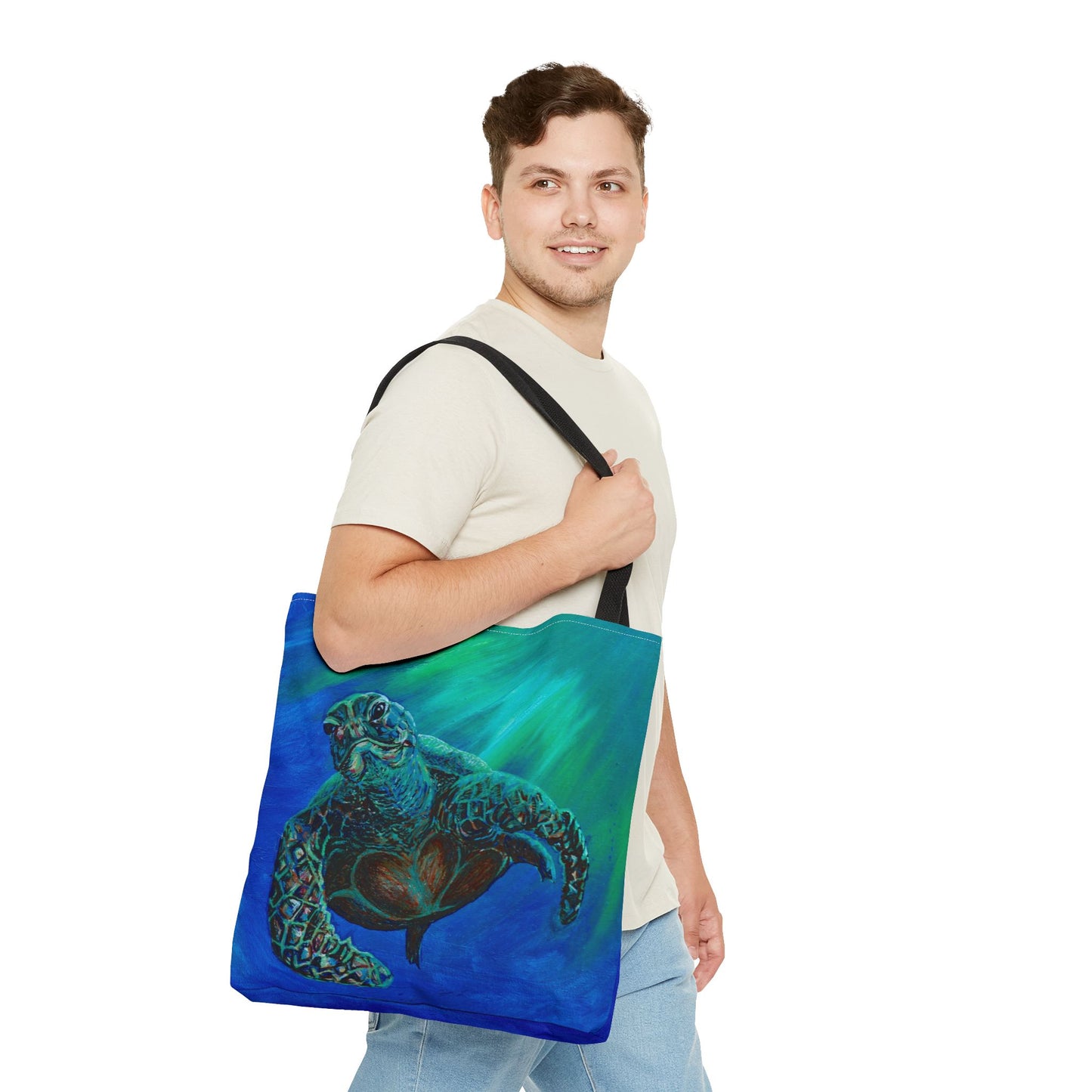 Fine Art Sea Turtles Tote Bag (AOP)