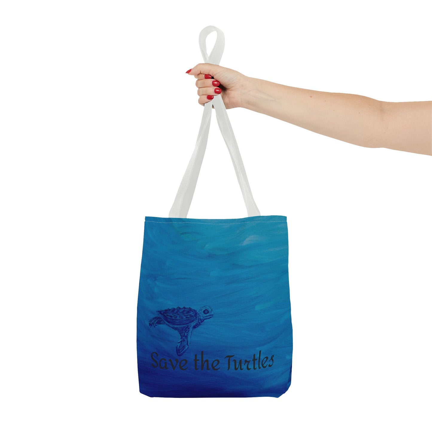 Save the Turtles Tote Bag (AOP)