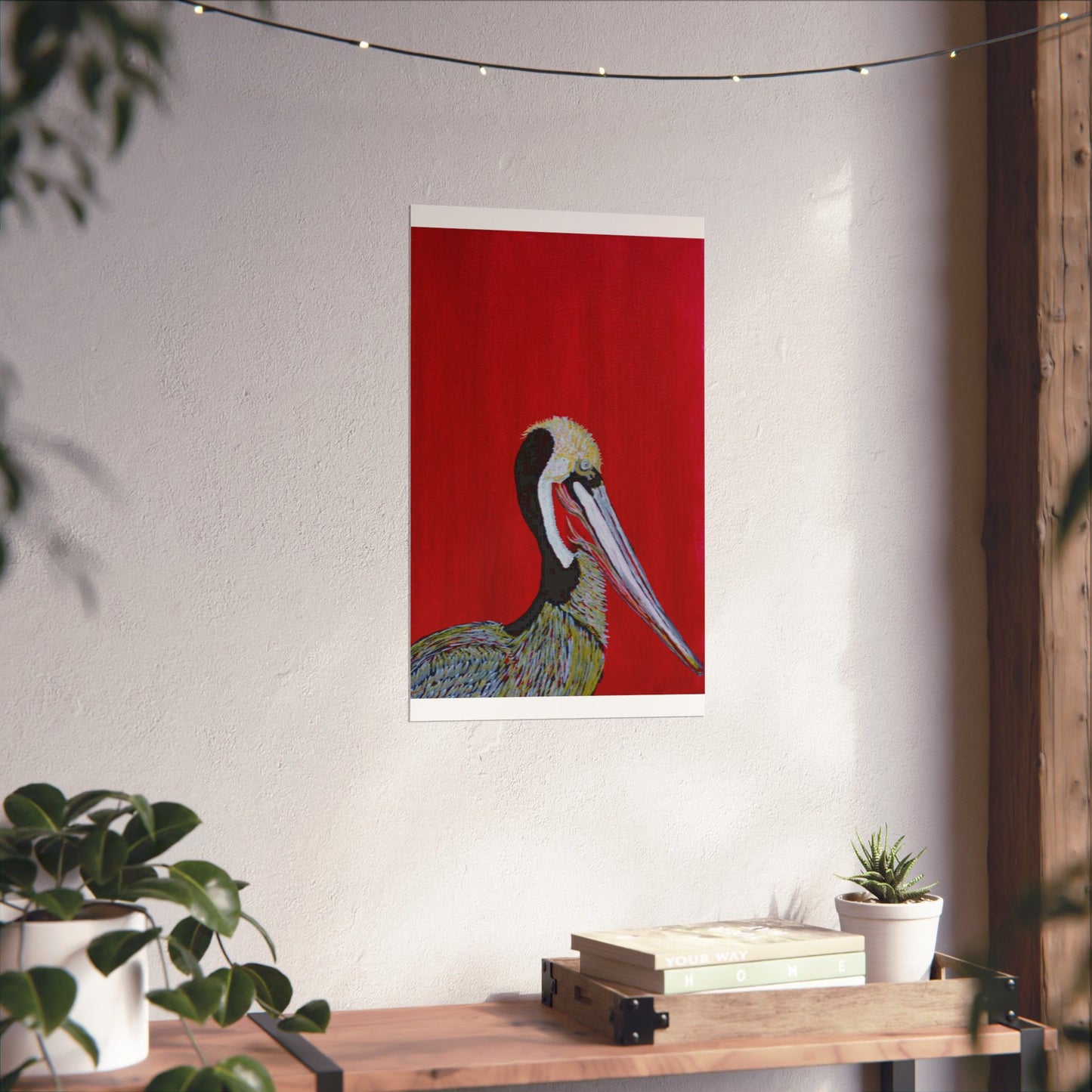 Balanced Pelican Fine Art Matte Vertical Posters