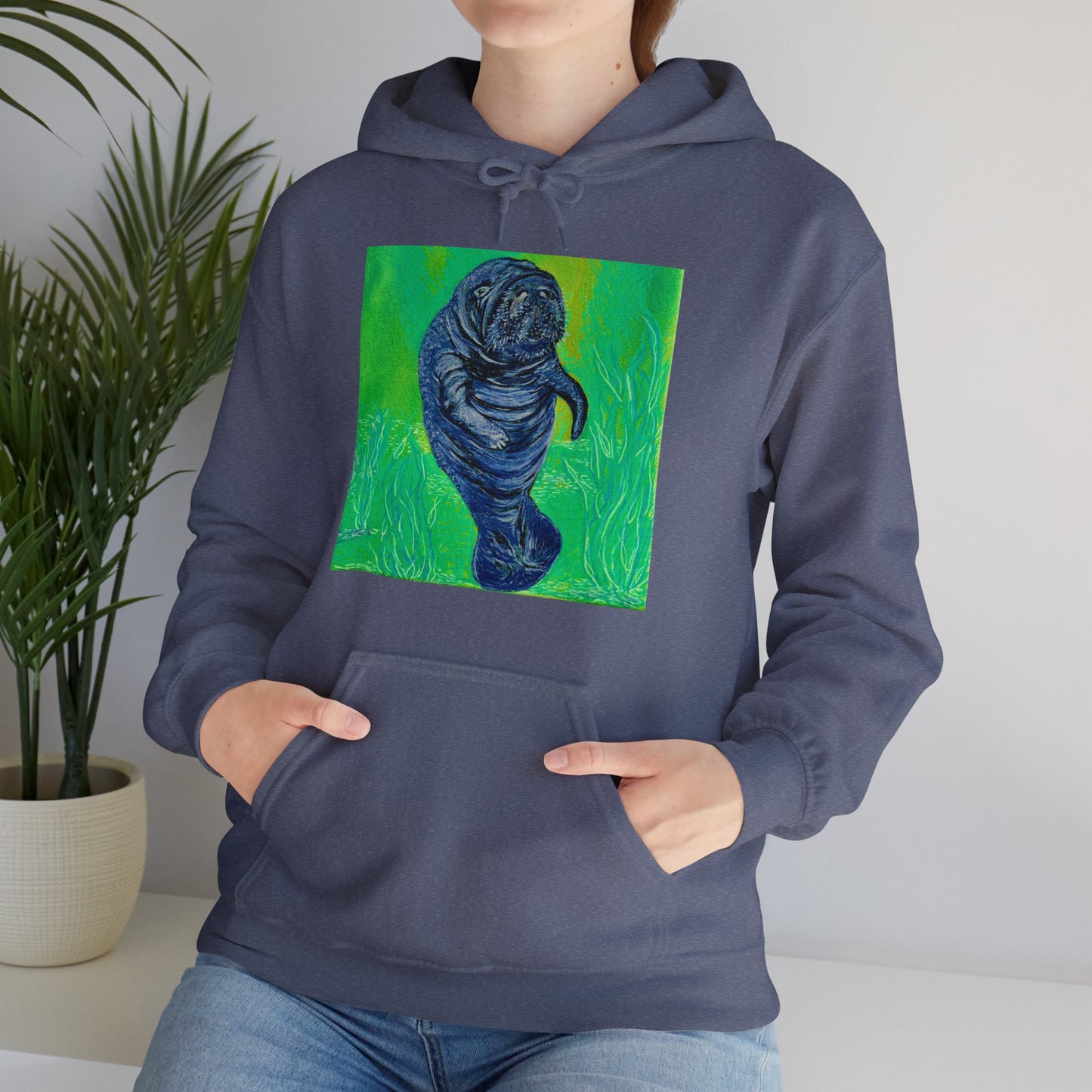 A Bright Future for the Manatee Unisex Heavy Blend™ Hooded Sweatshirt