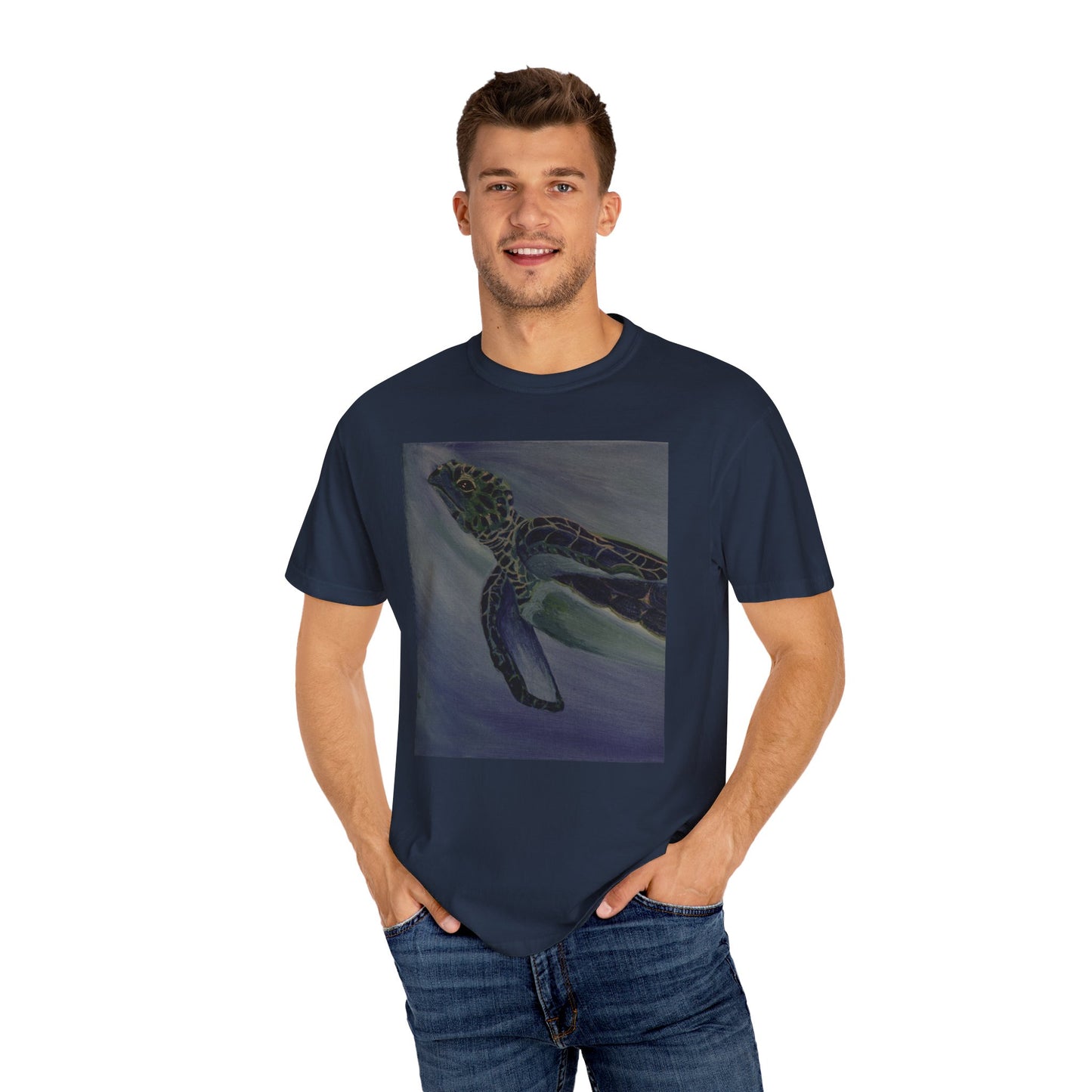 Hawksbill Turtle Unisex Garment-Dyed T-shirt