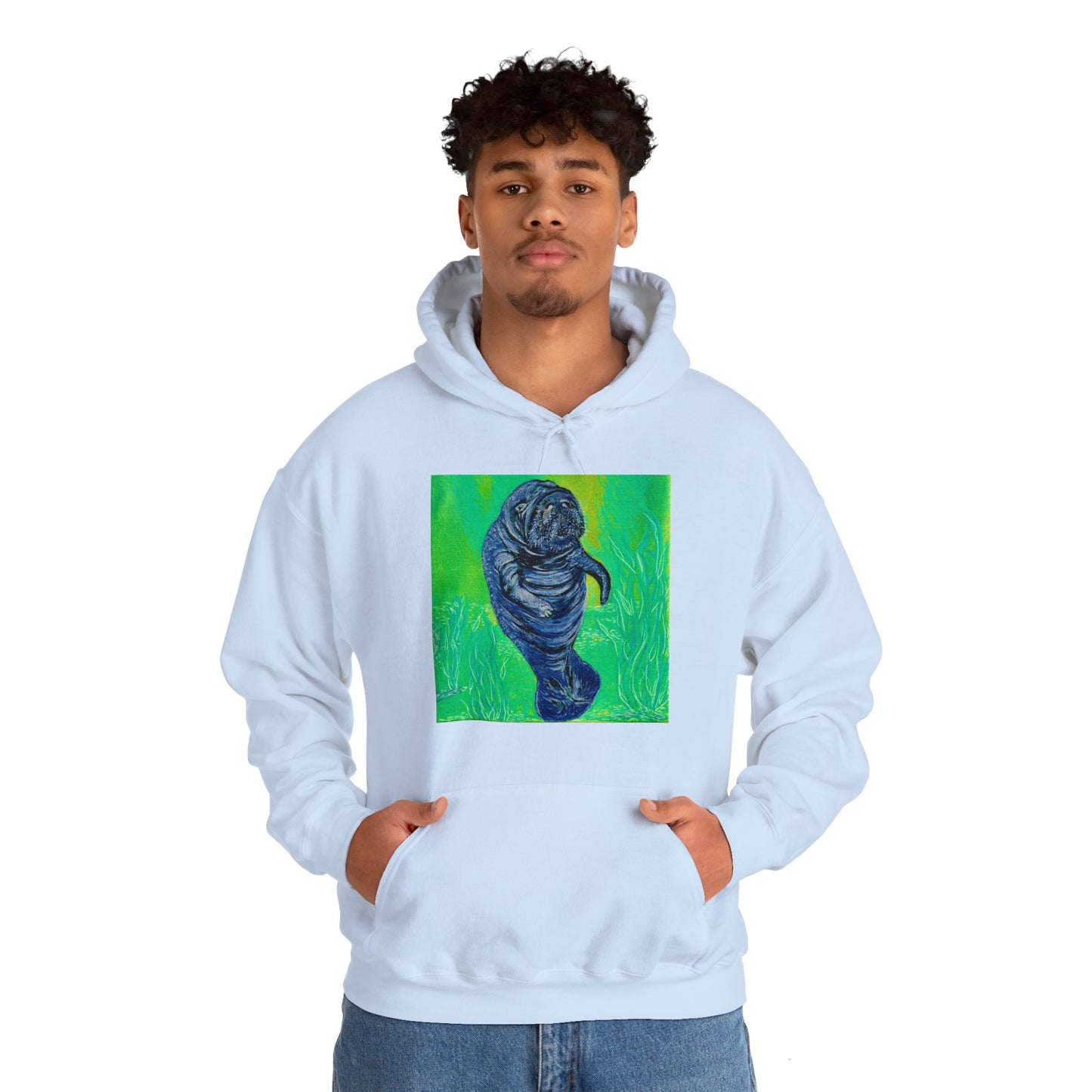 A Bright Future for the Manatee Unisex Heavy Blend™ Hooded Sweatshirt